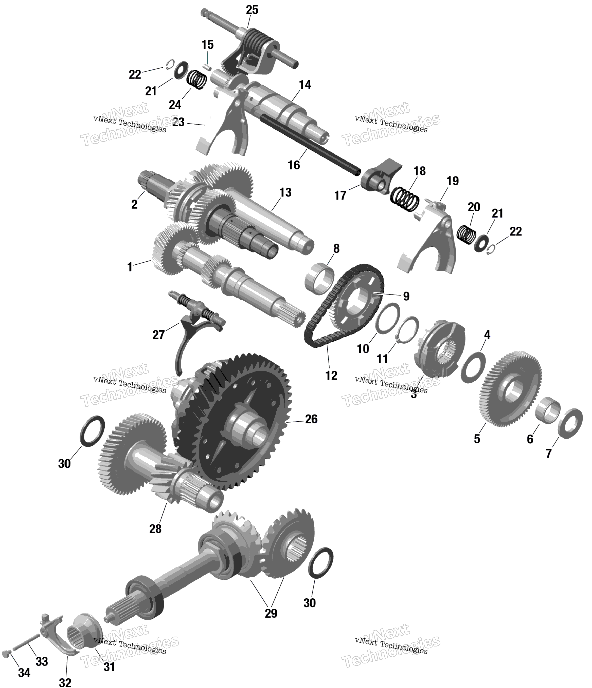 Rotax Gearbox 2