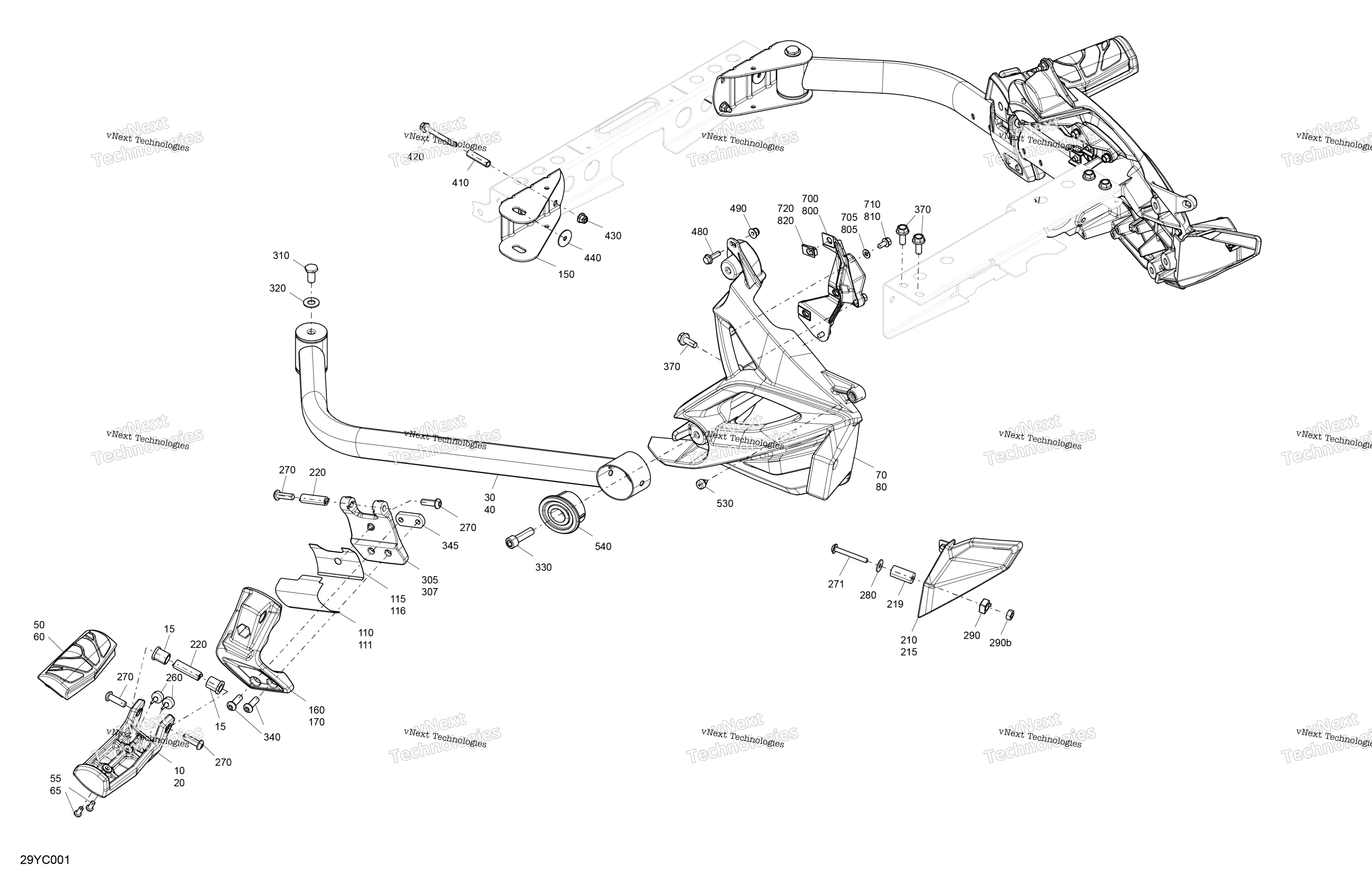 Рама - Footrest