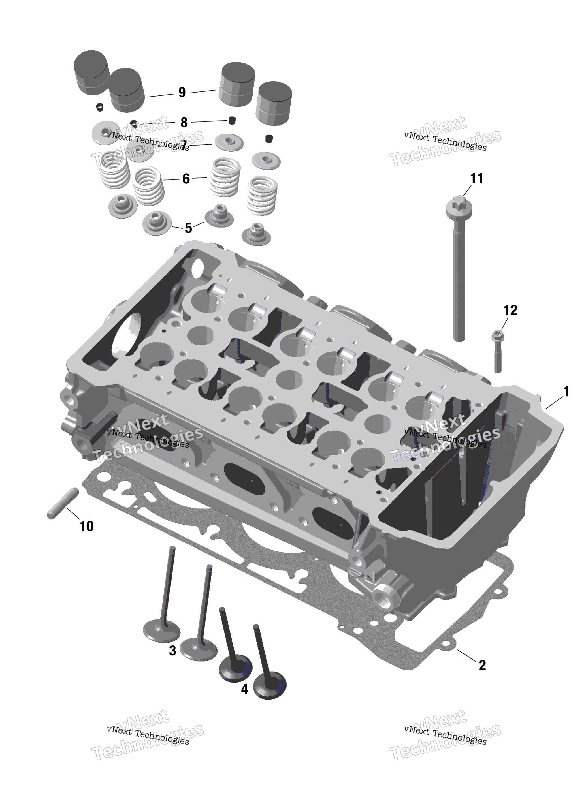 Rotax цилиндр головка