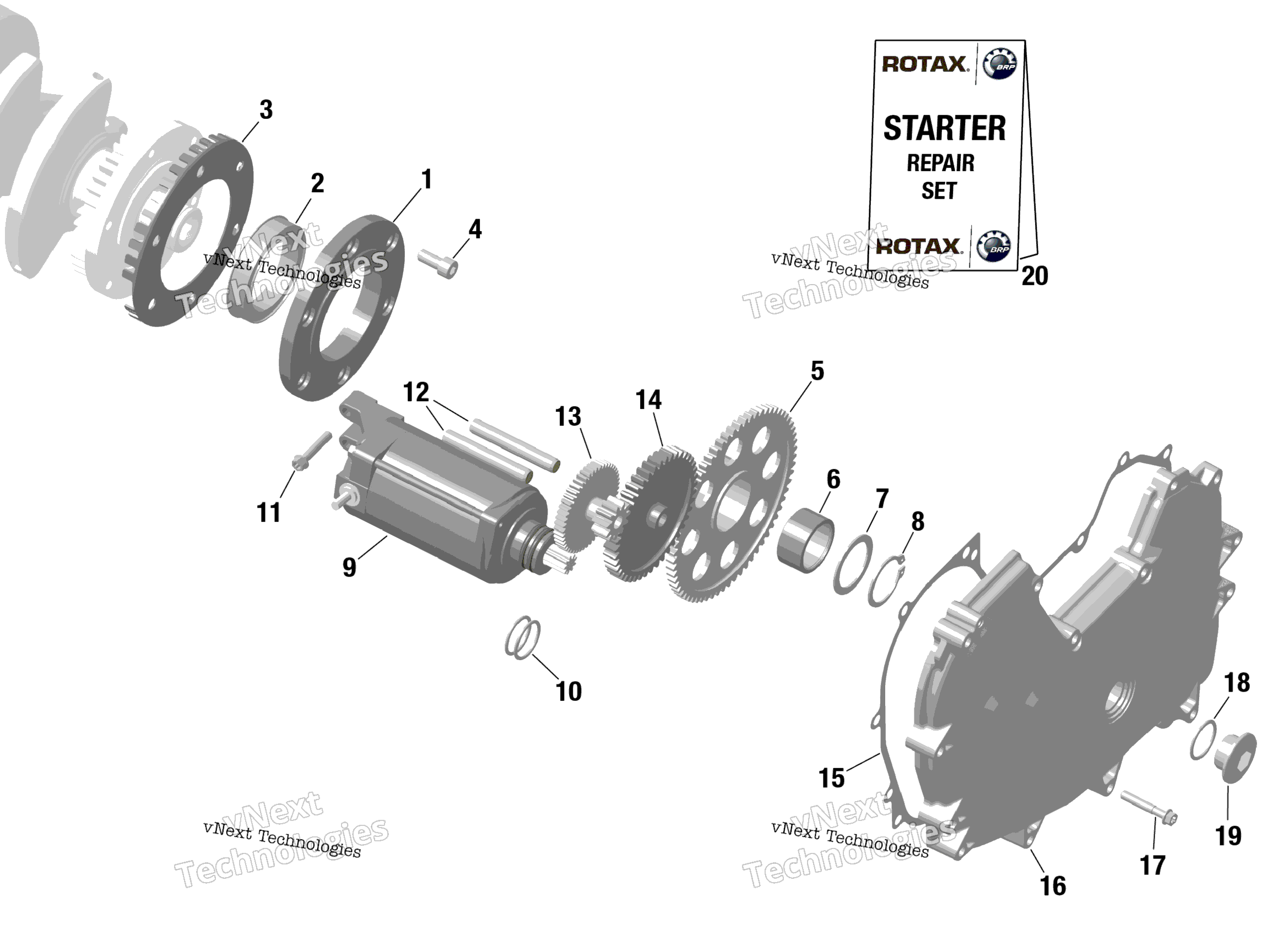Rotax E Starter