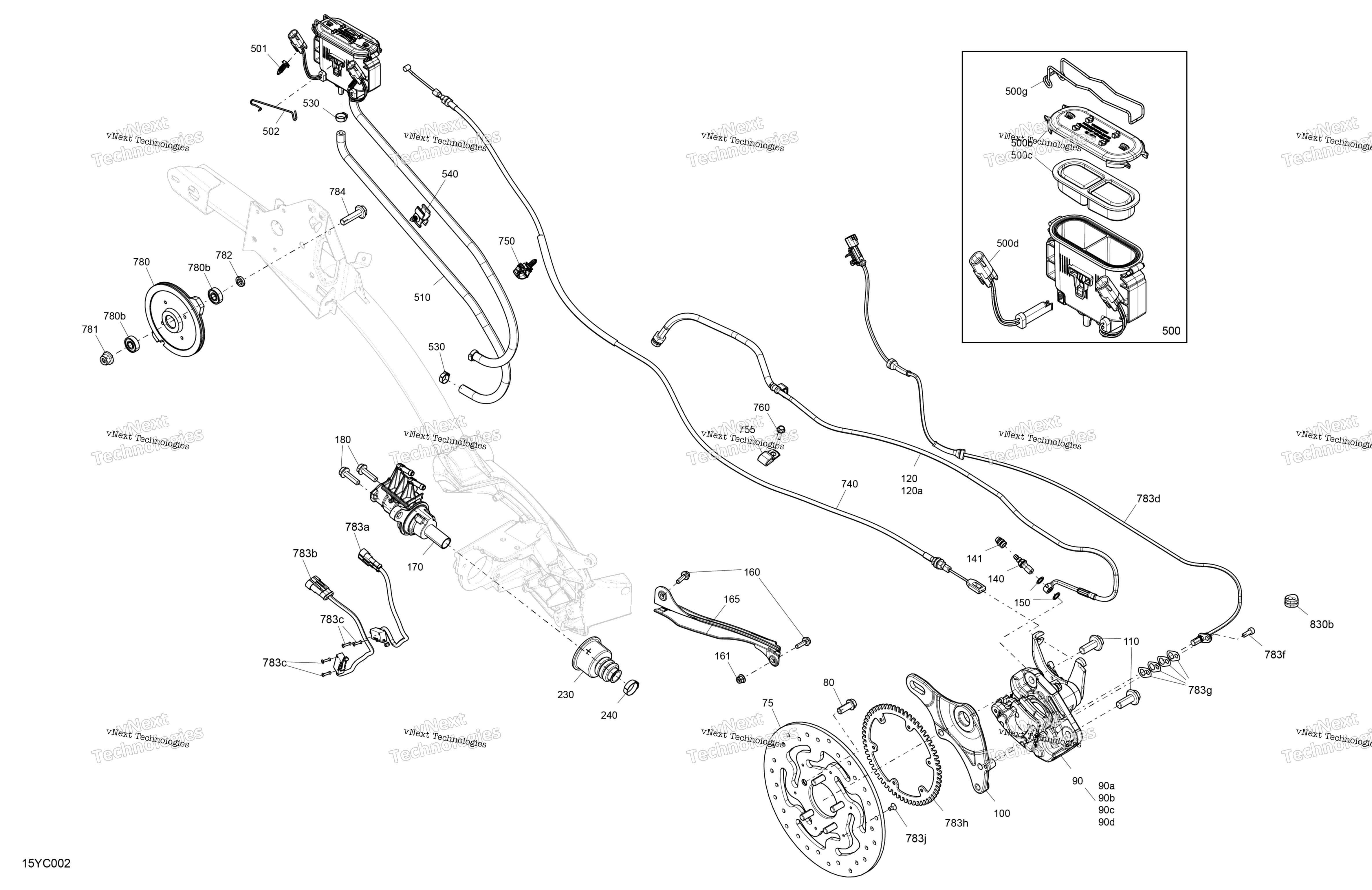 Mechanic задний тормоз