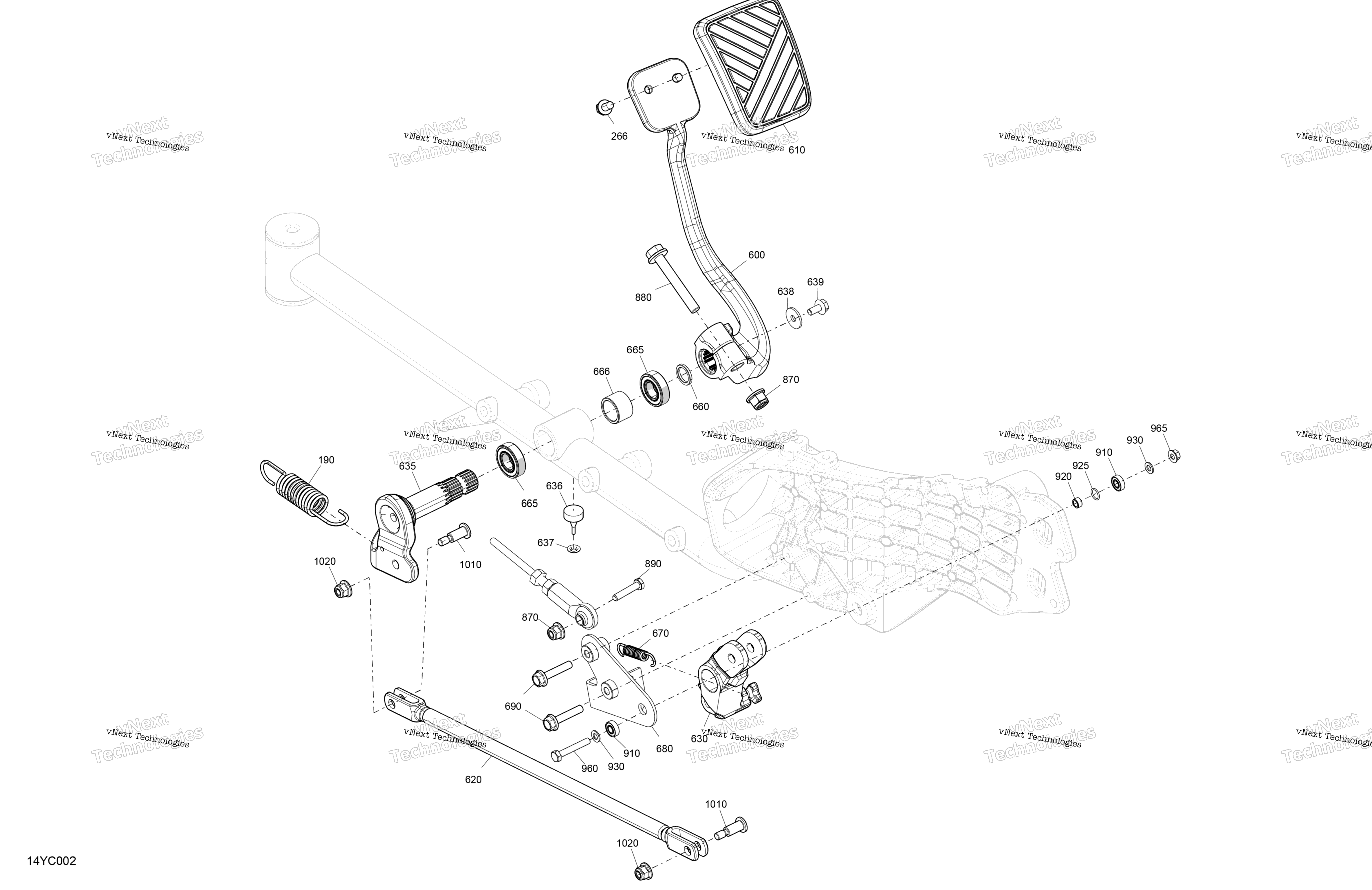 Mechanic тормоз Pedal