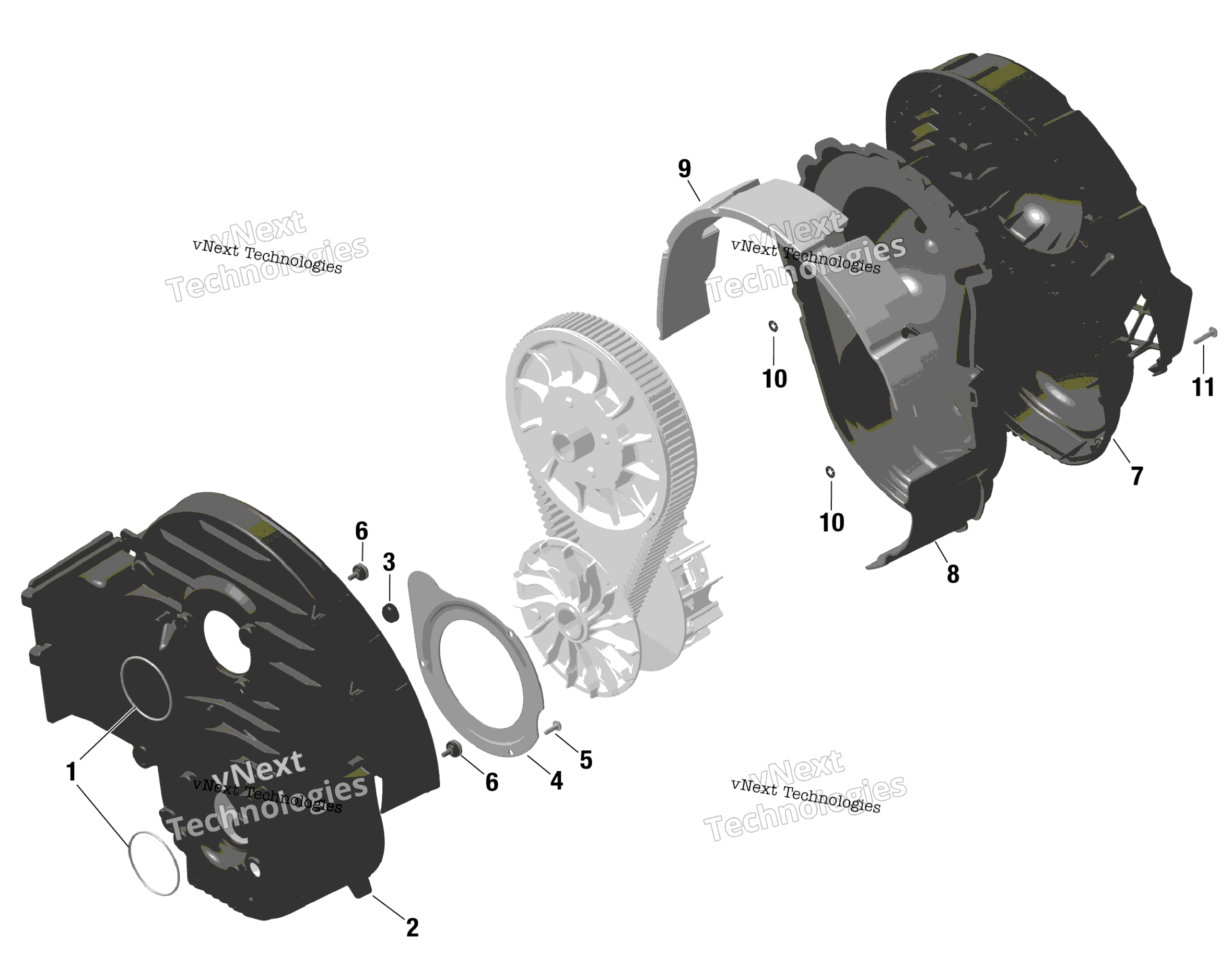 Rotax Cvt крышка