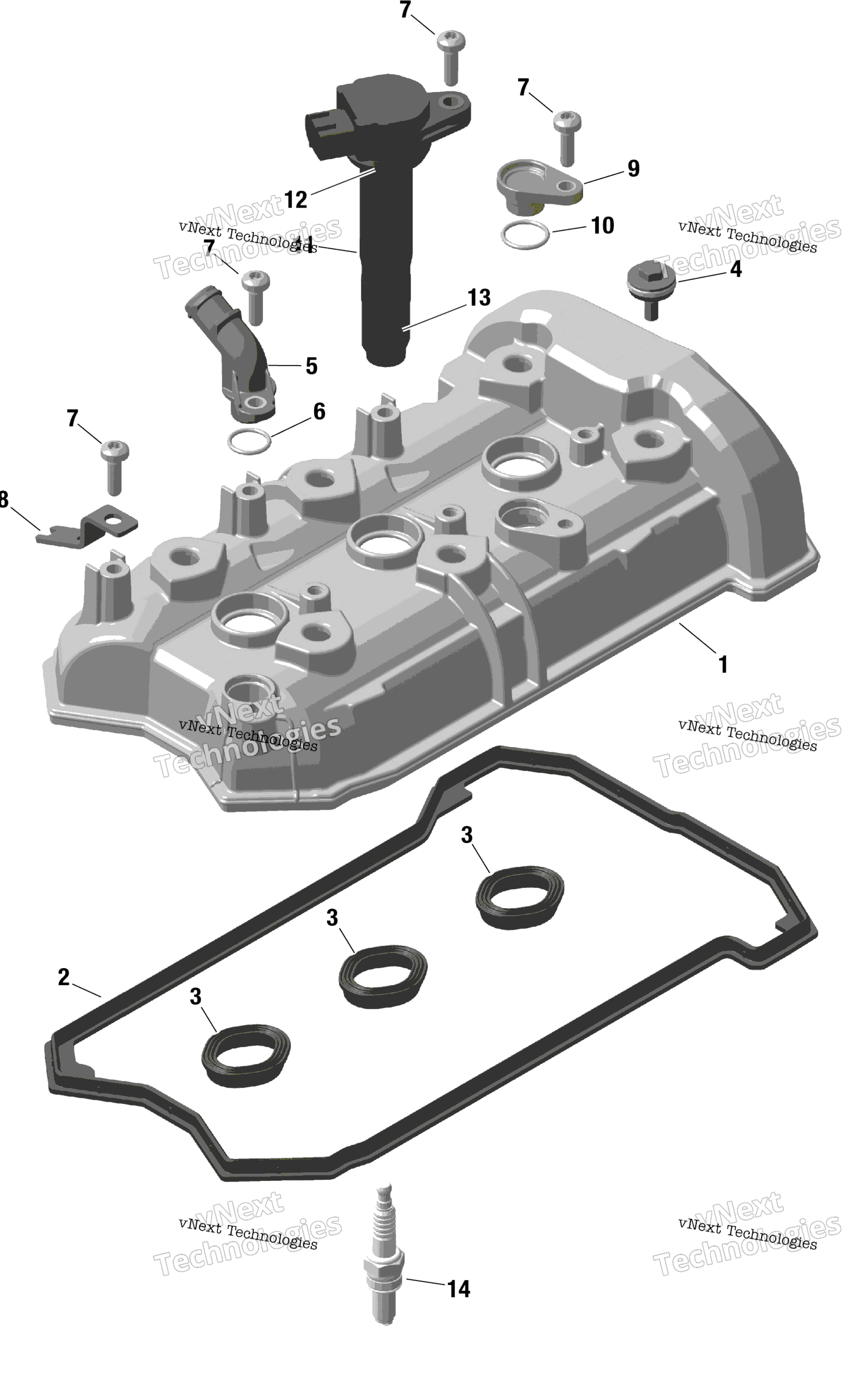 Rotax клапан крышка