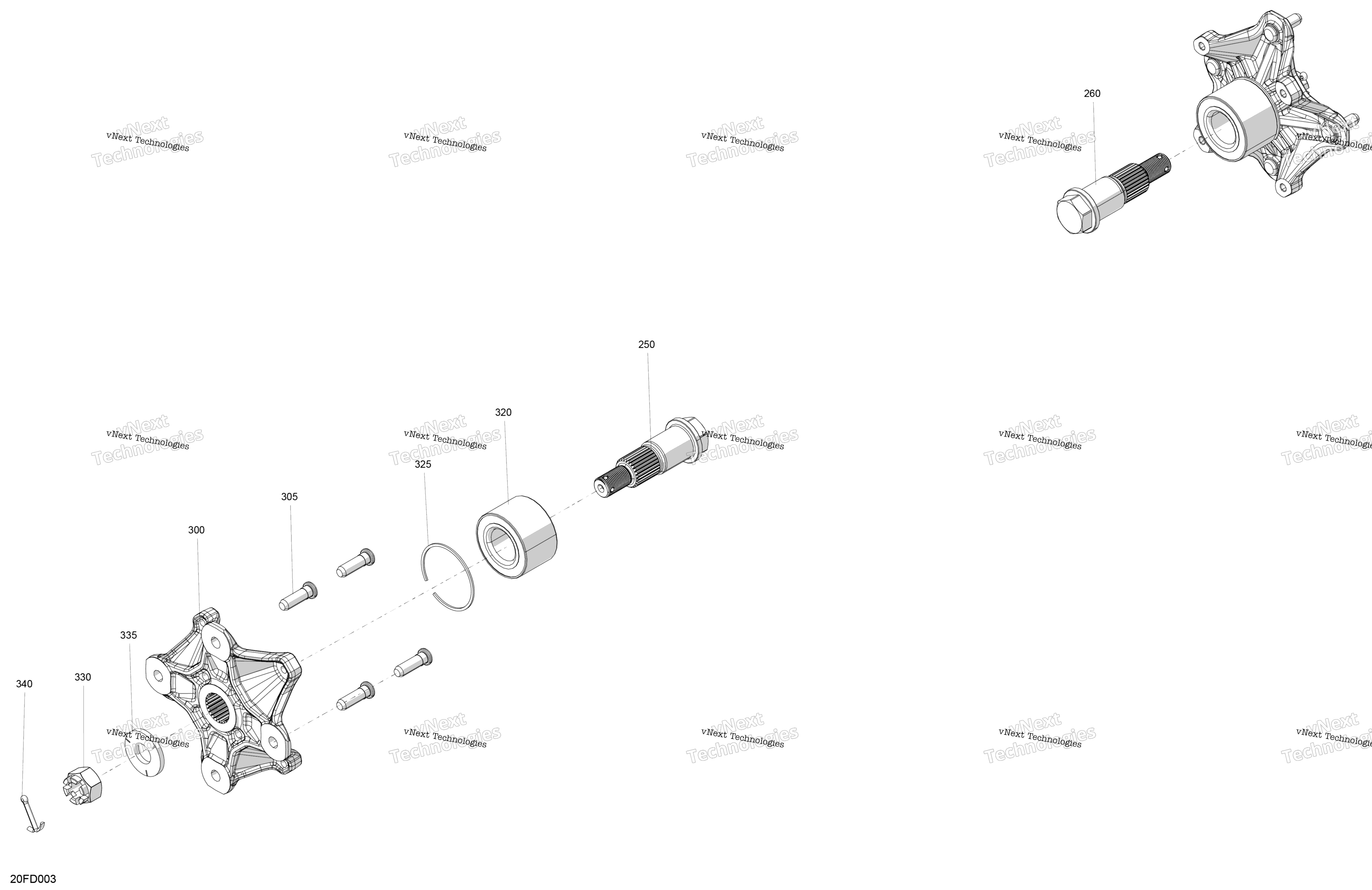 Привод - Front - Common Parts
