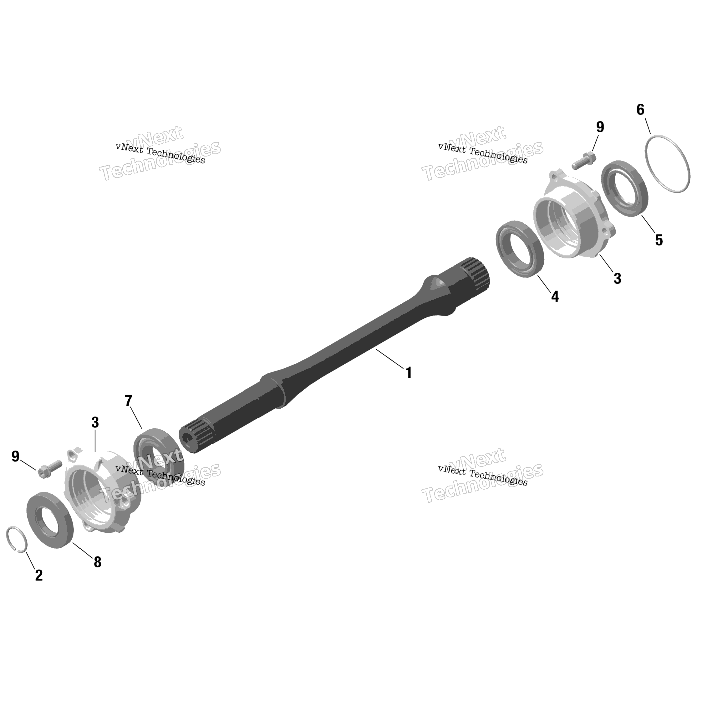 Rotax привод Shaft
