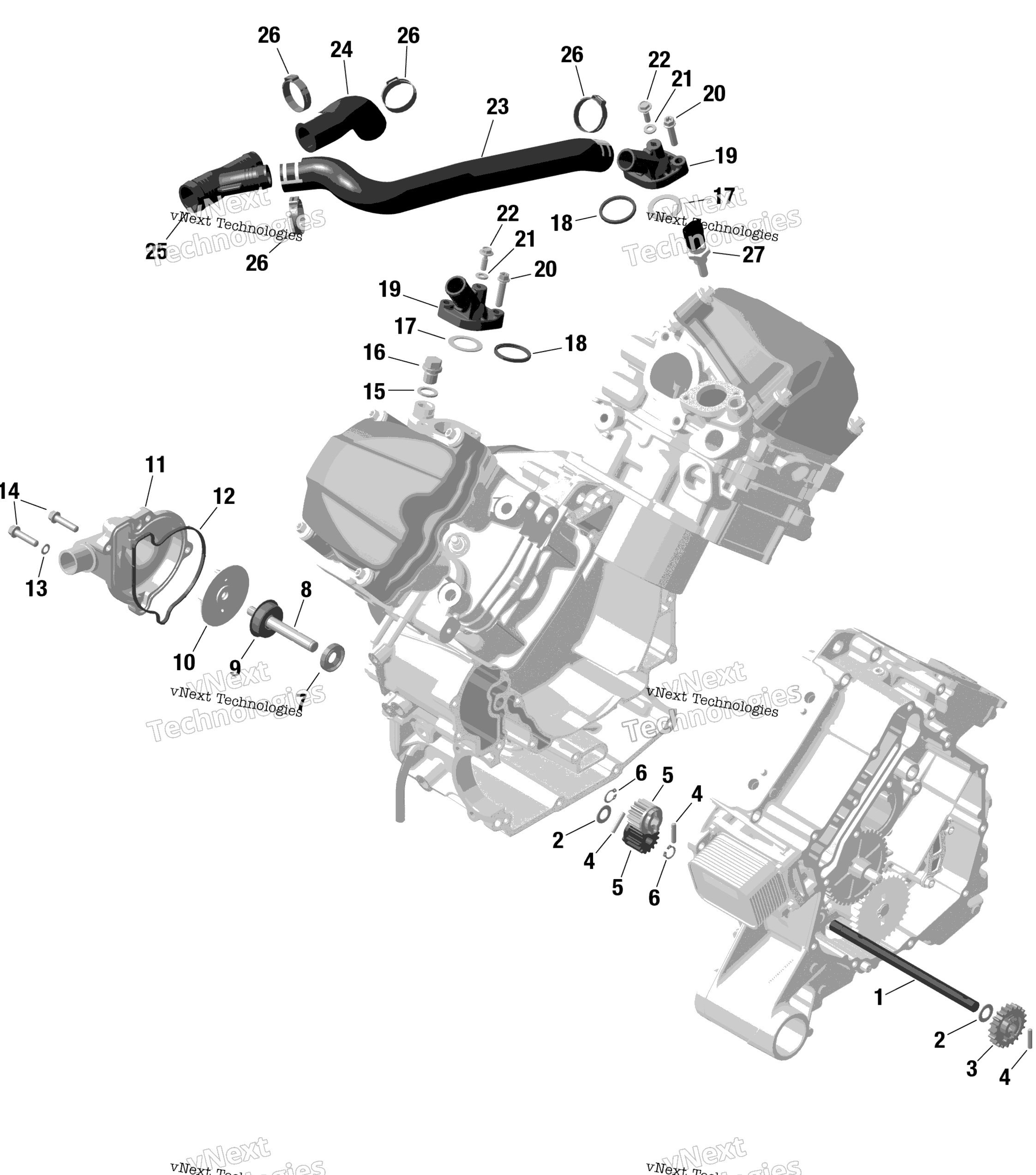Rotax двигатель охлаждение