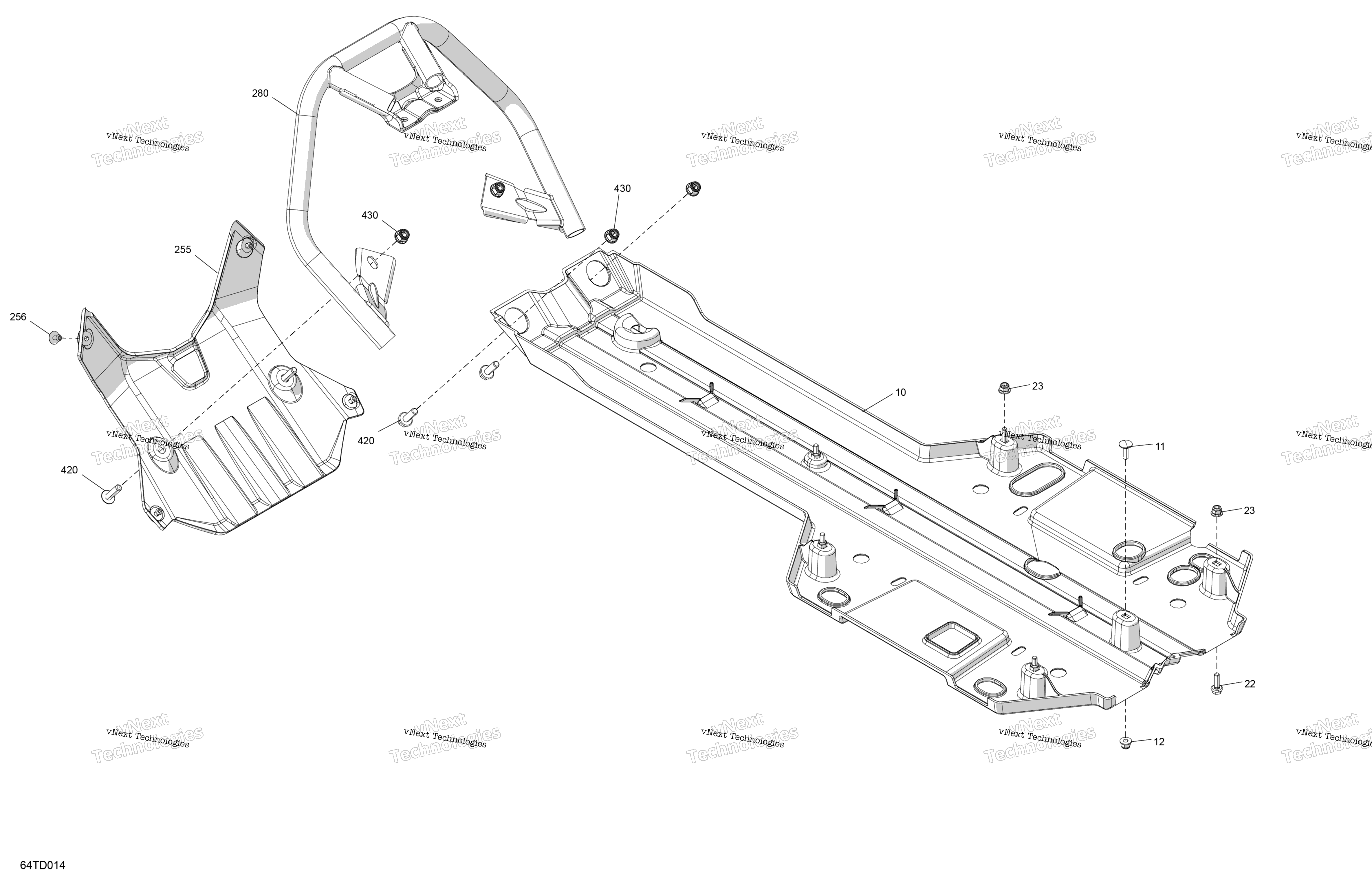 кузов Skid Plate и Bumper