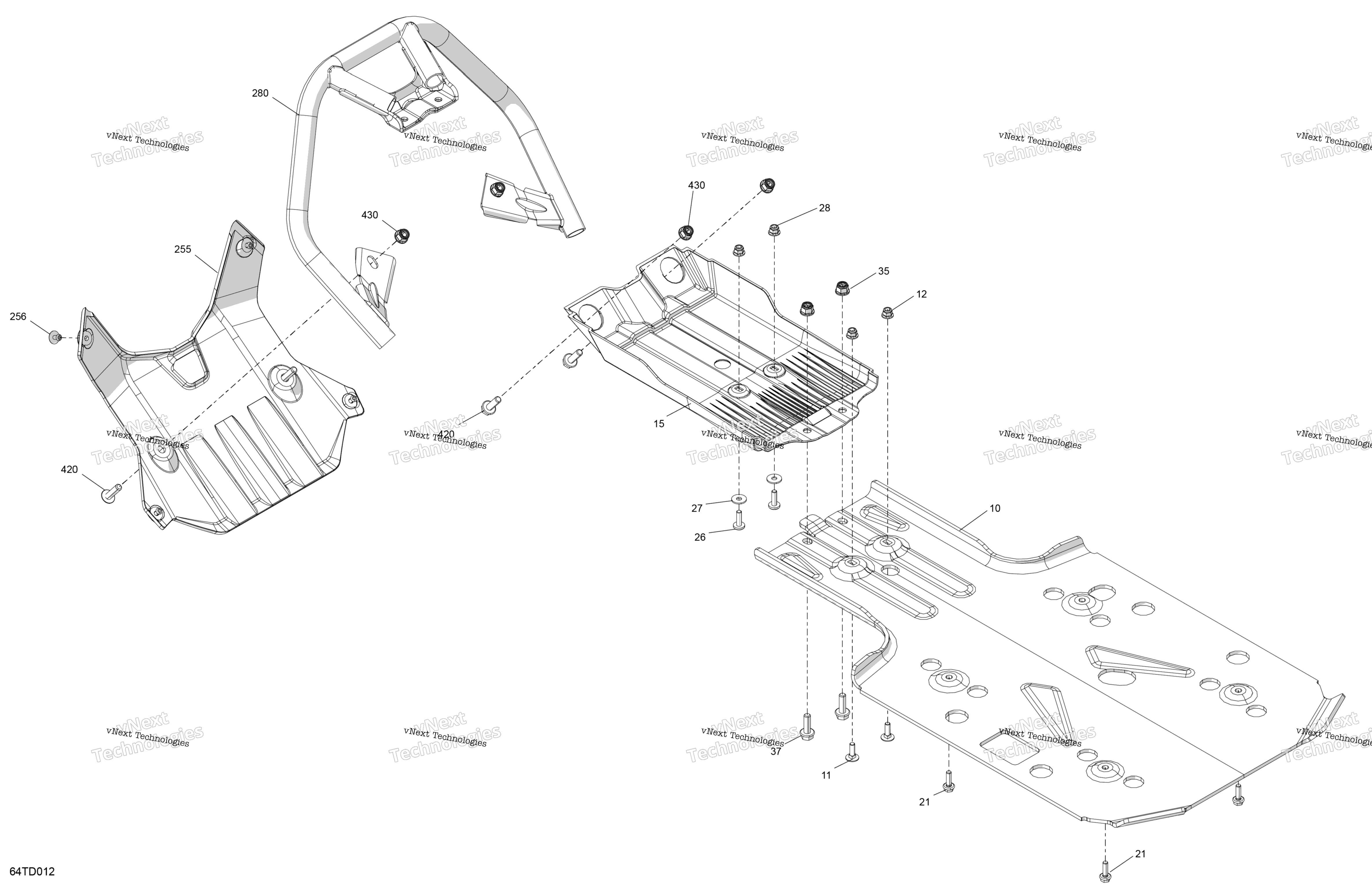 кузов Skid Plate и Bumper
