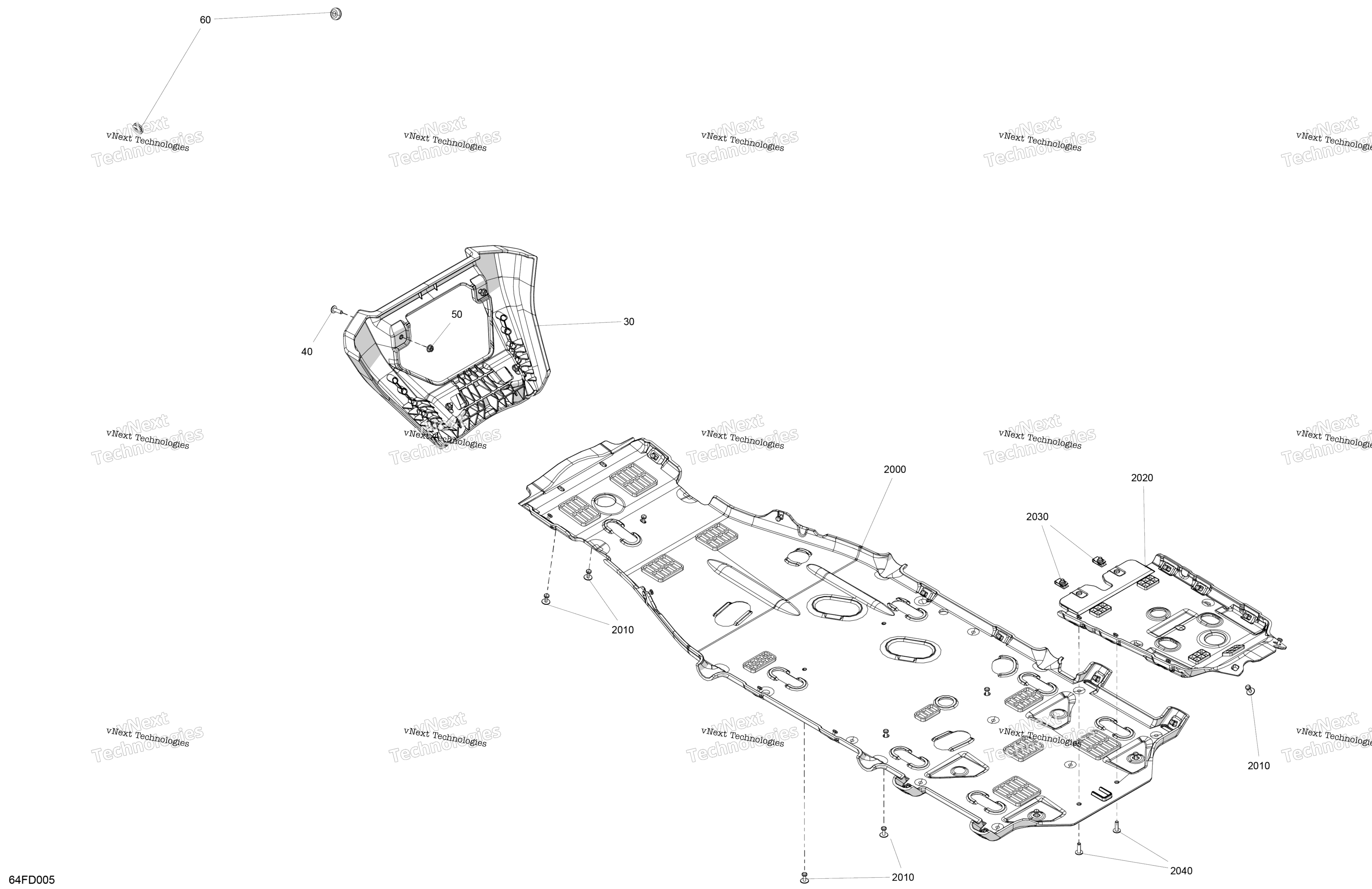 кузов Skid Plate и Bumper