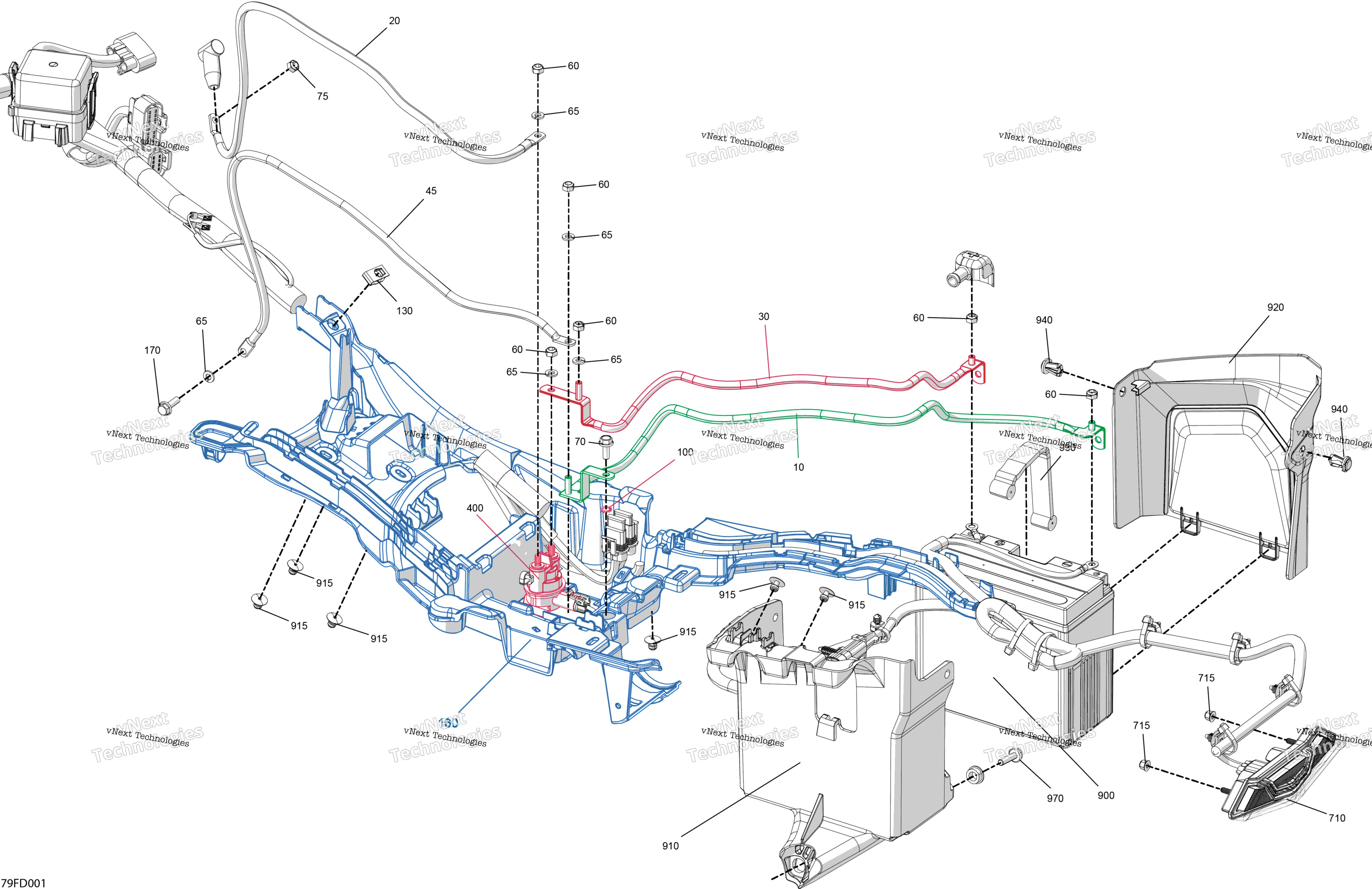 Электрооборудование - Rear Section