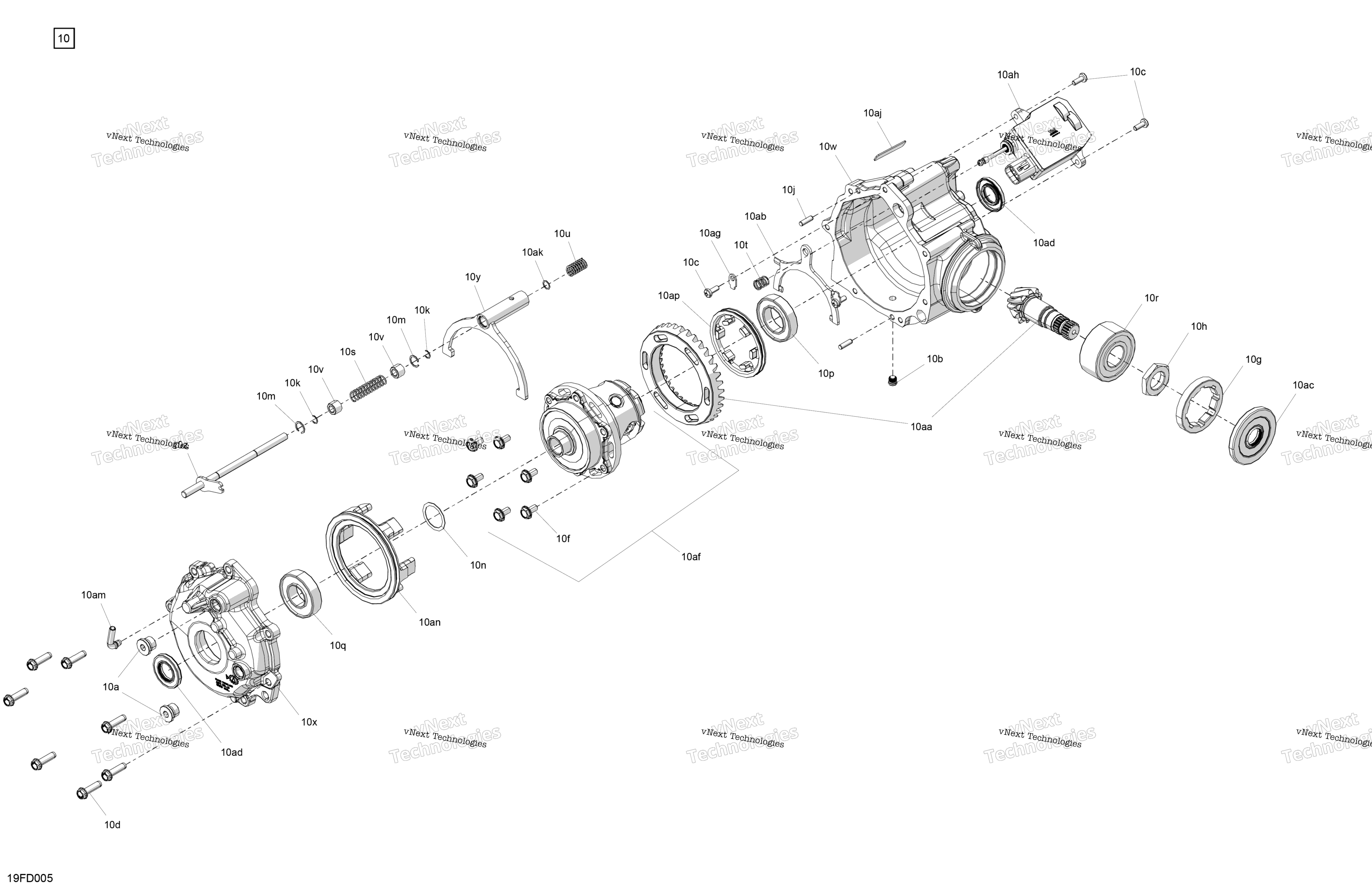 Привод - Front - Differential Parts