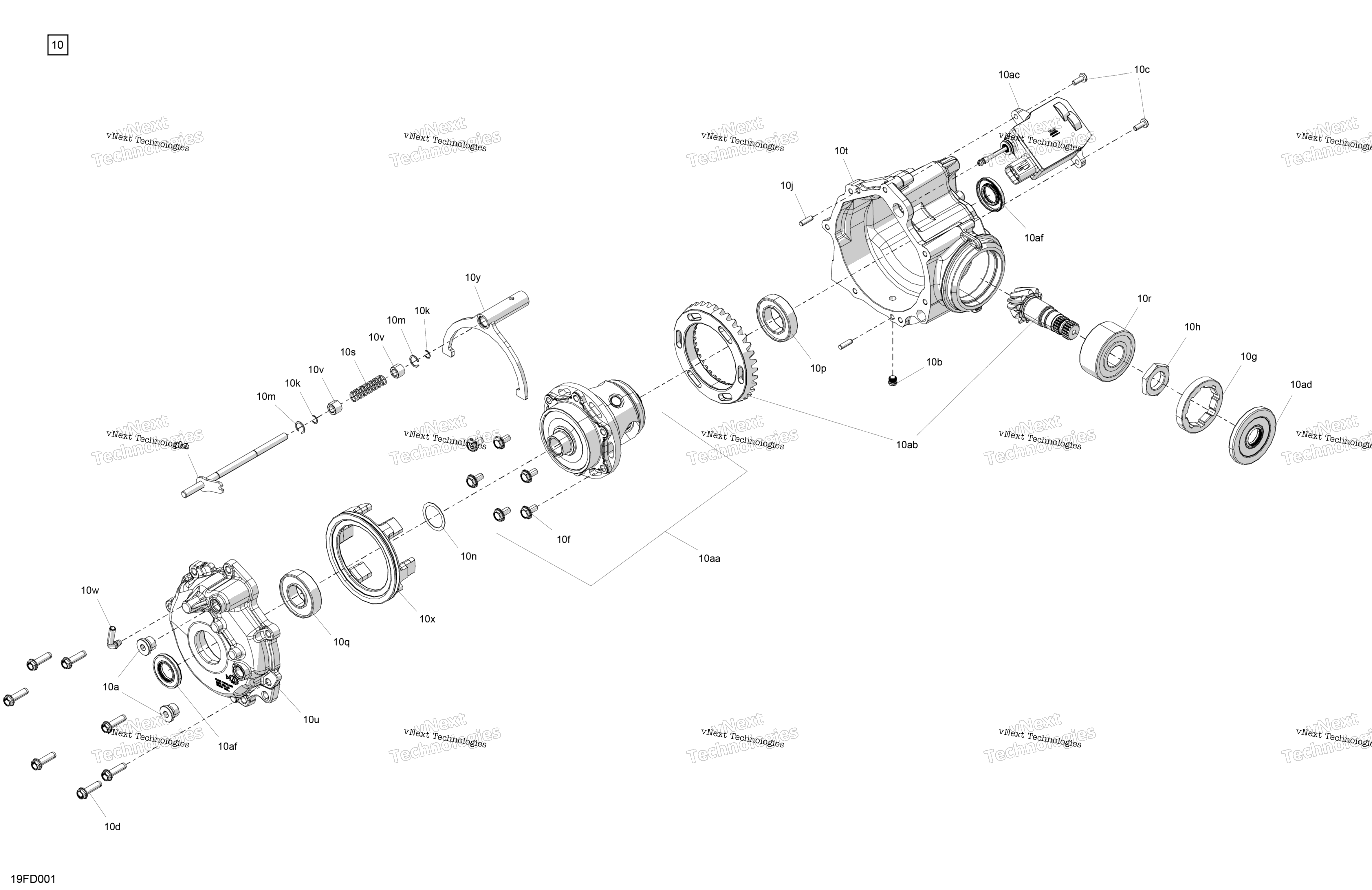 Привод - Front - Differential Parts
