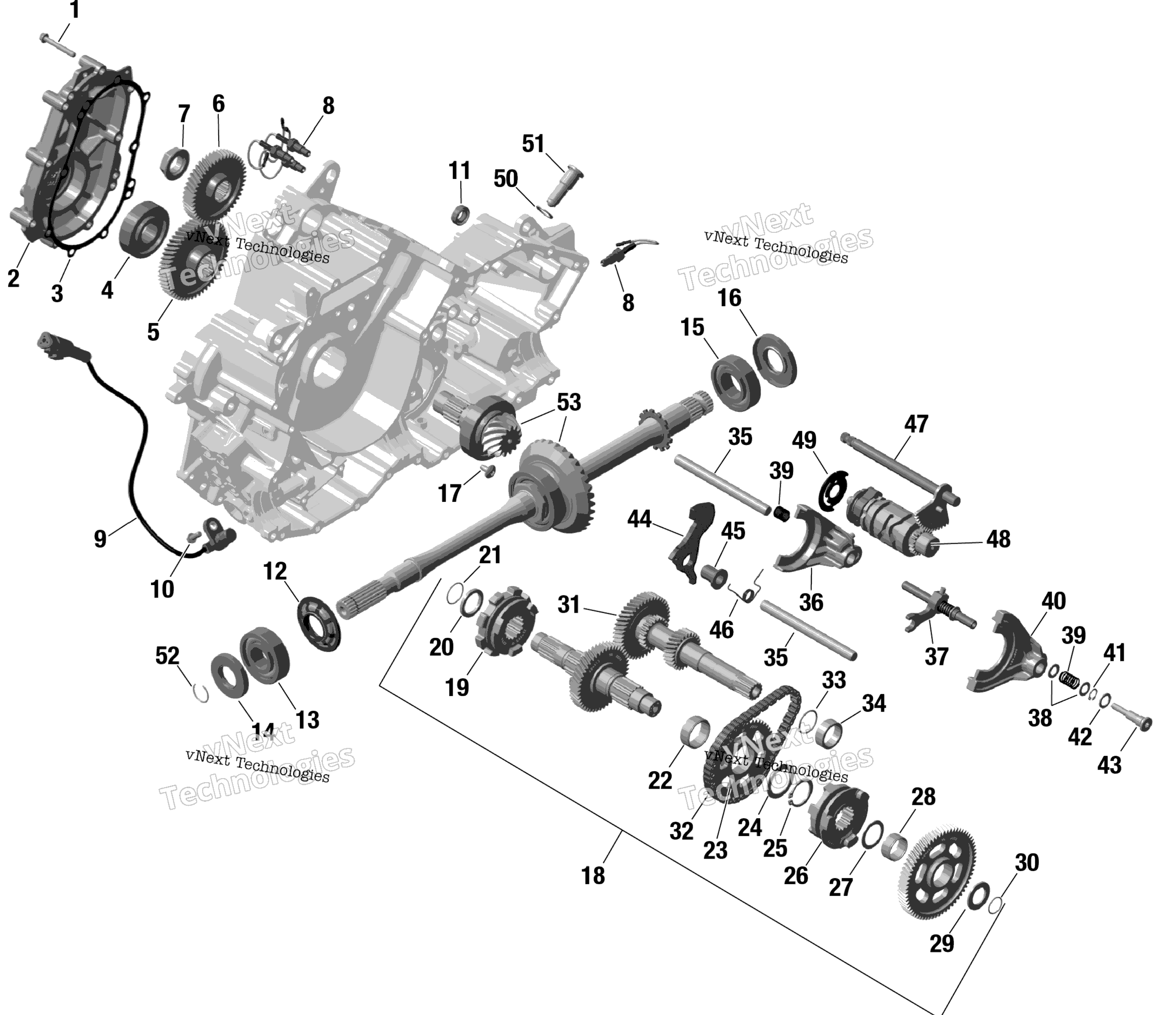 Rotax Gearbox