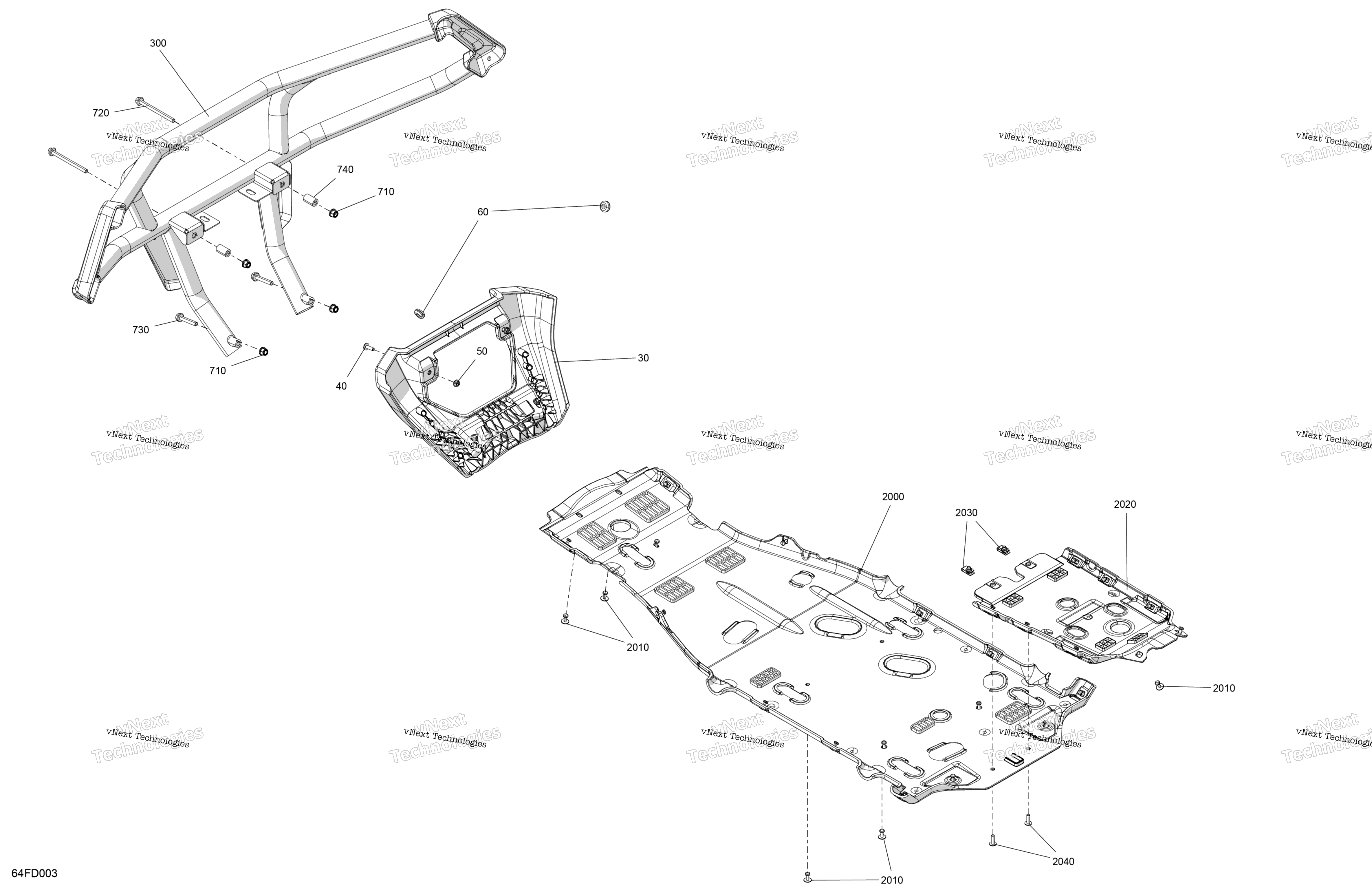 кузов Skid Plate и Bumper