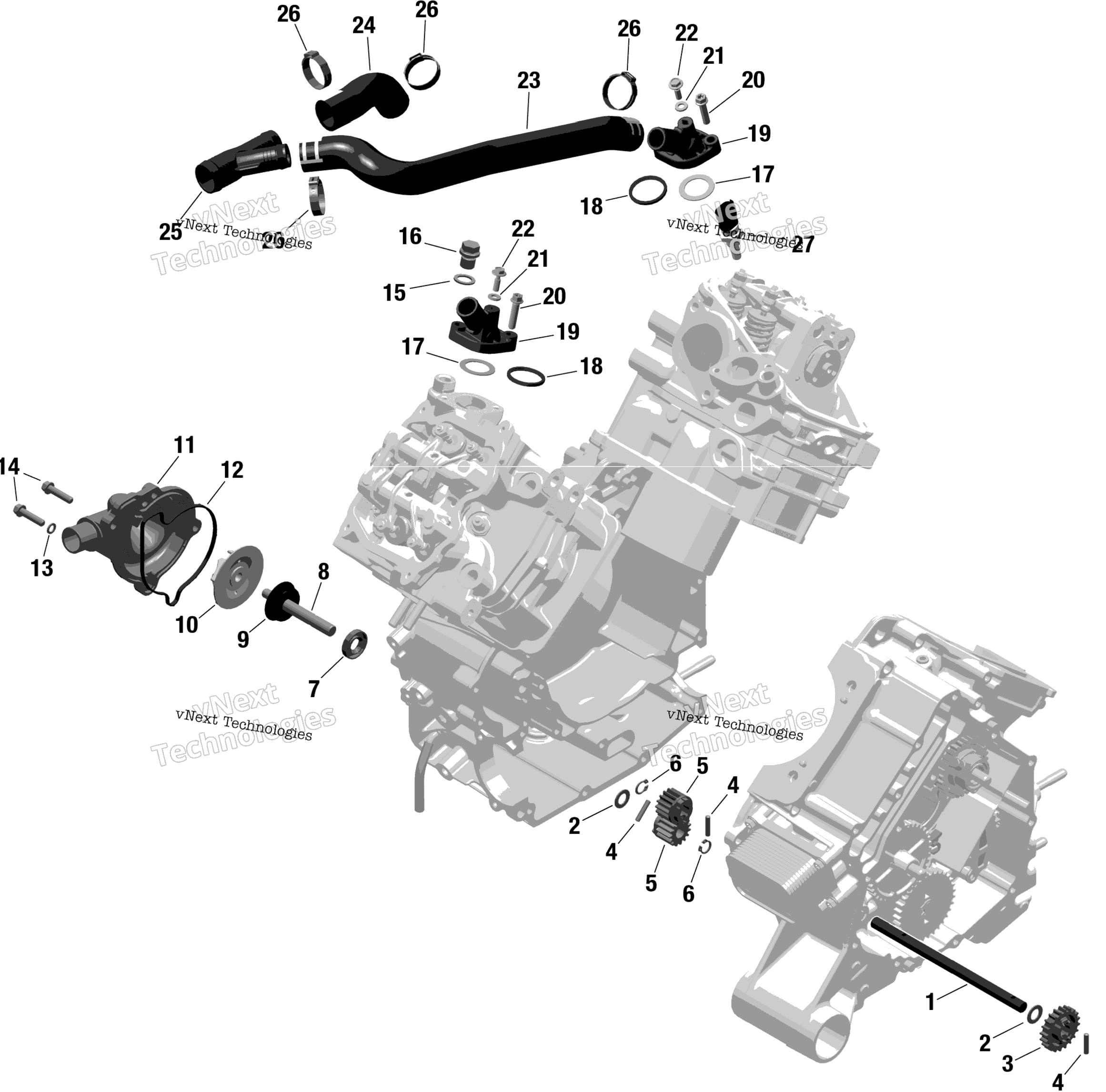 Rotax двигатель охлаждение