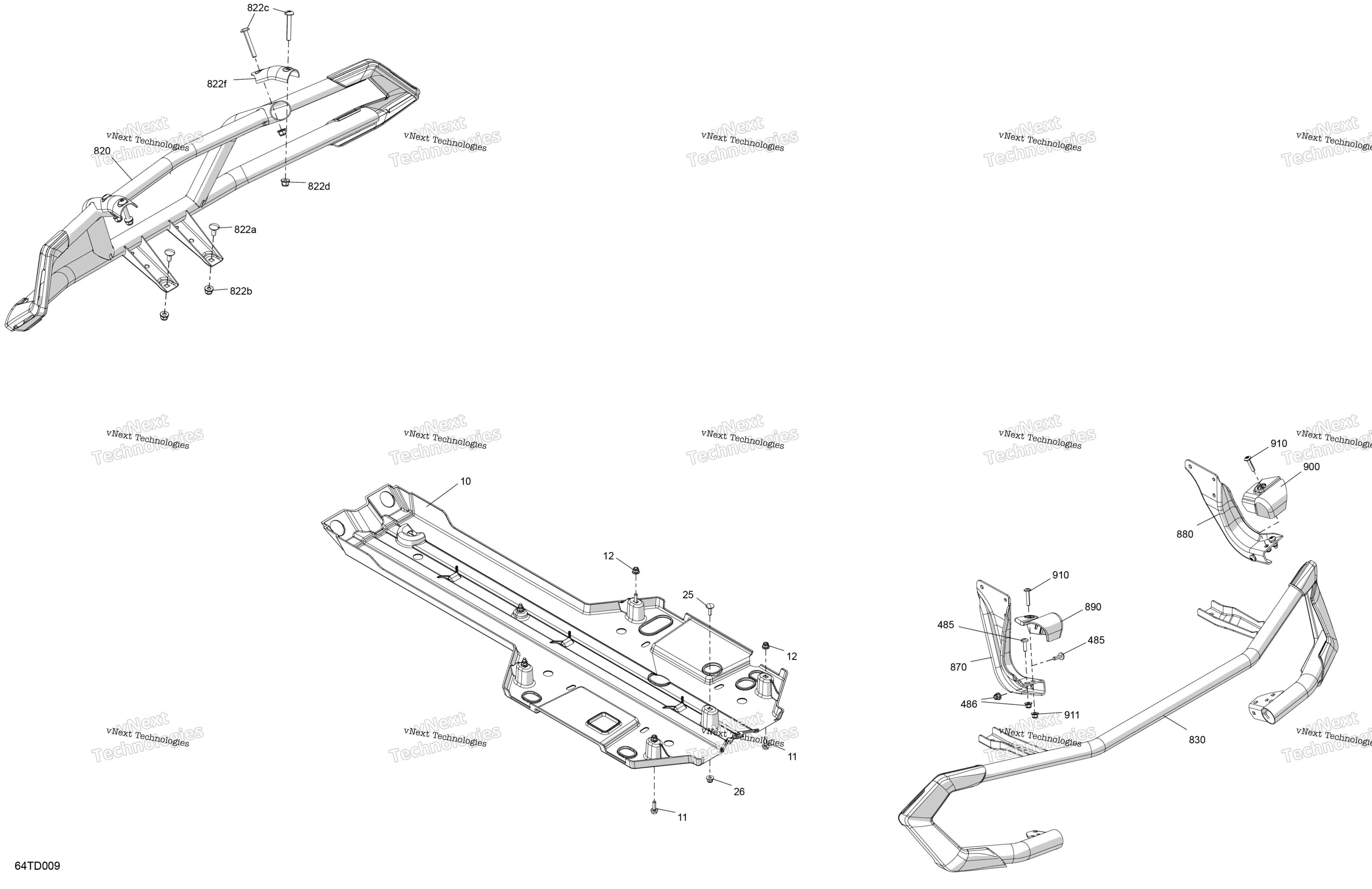 кузов Skid Plate и Bumper