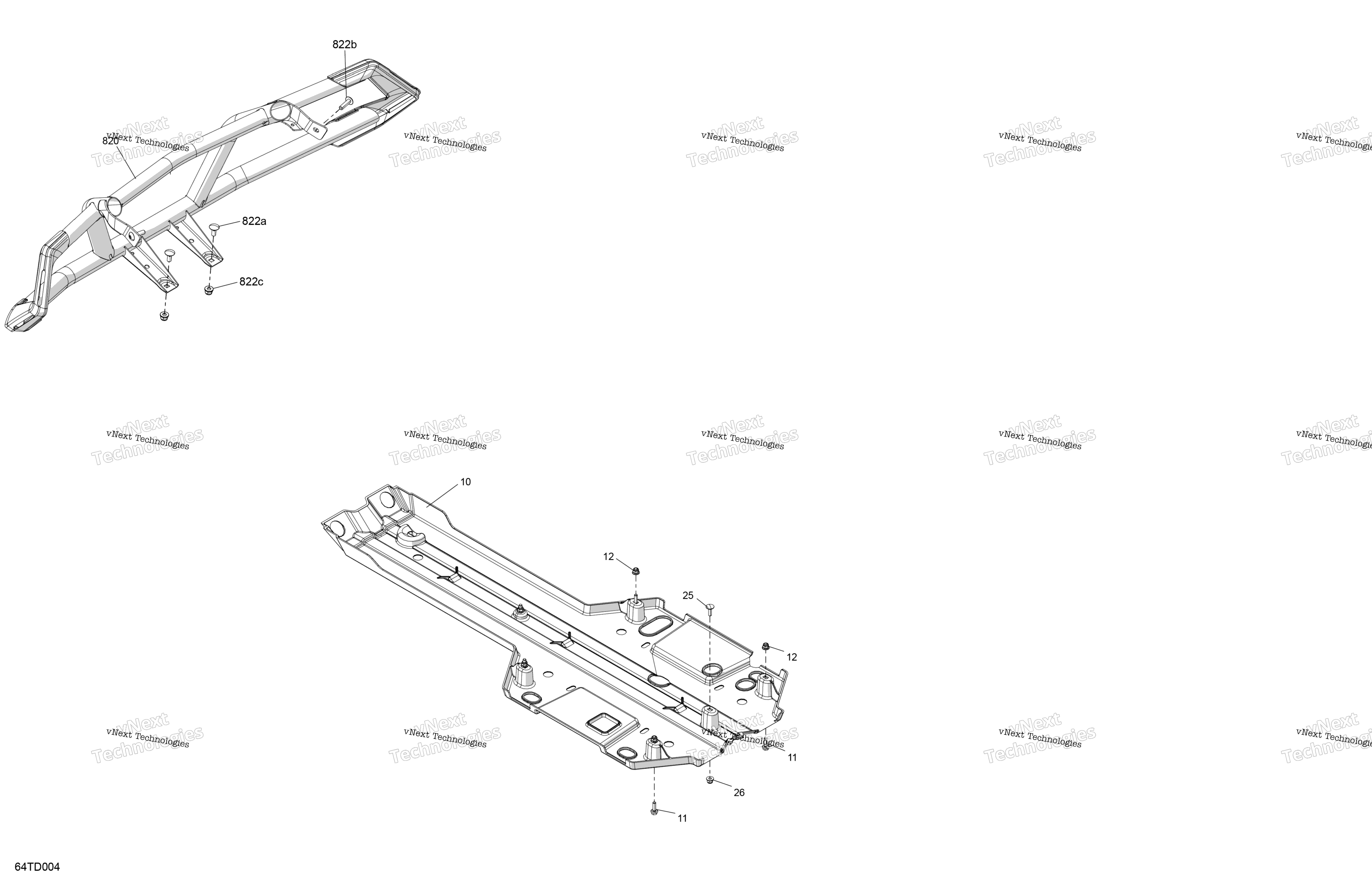 кузов Skid Plate и Bumper