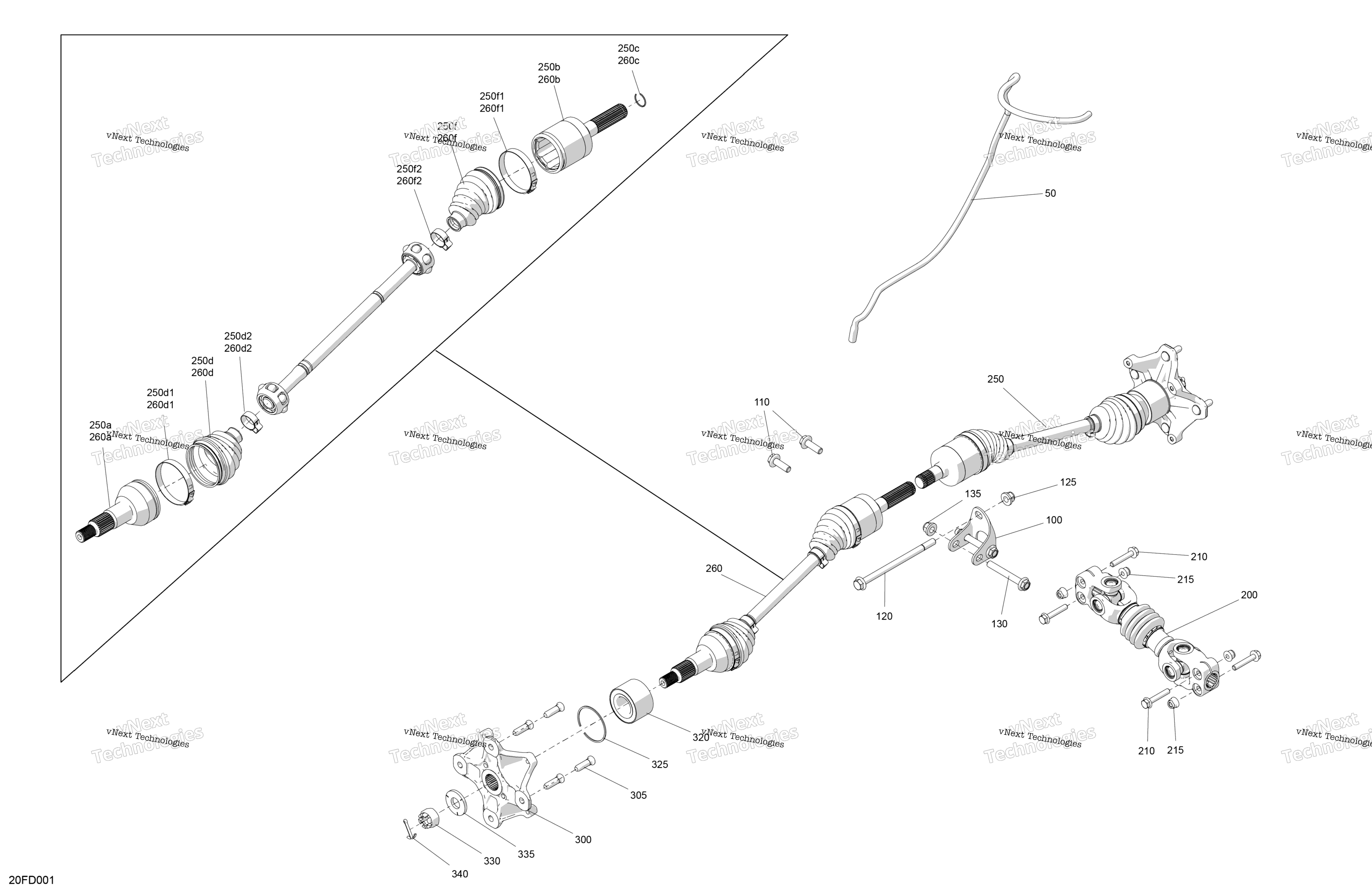 Привод - Front - Common Parts