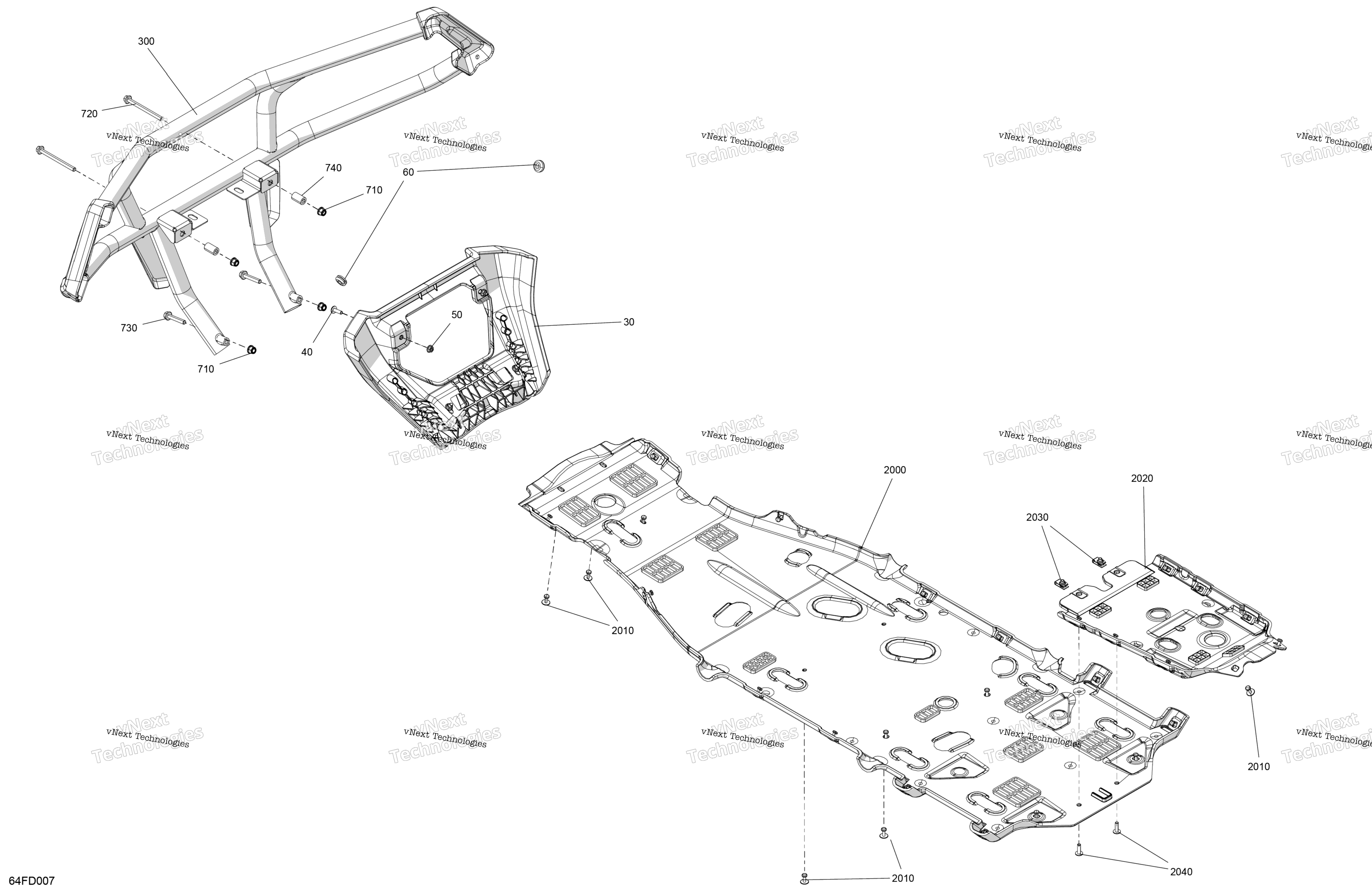 кузов Skid Plate и Bumper