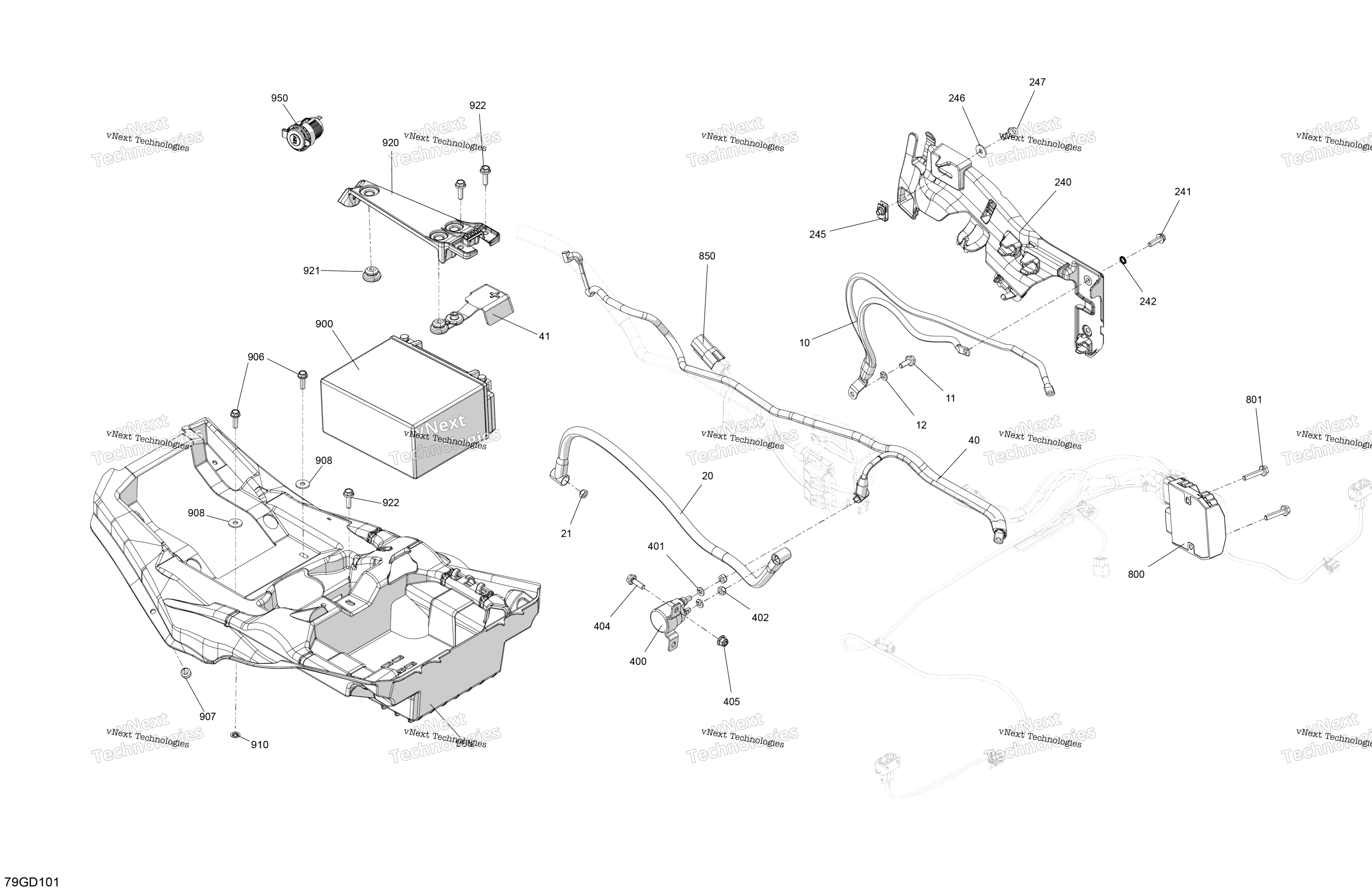 Электрооборудование - Rear Section