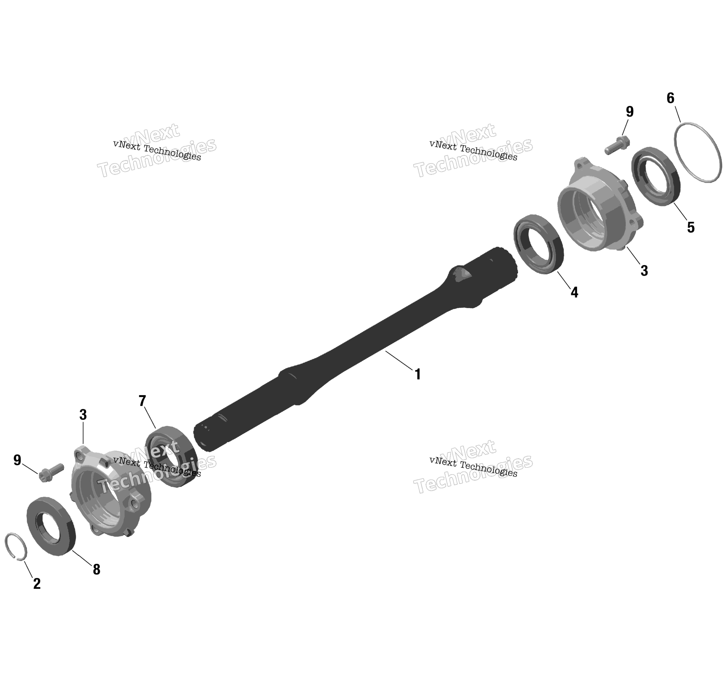Rotax привод Shaft