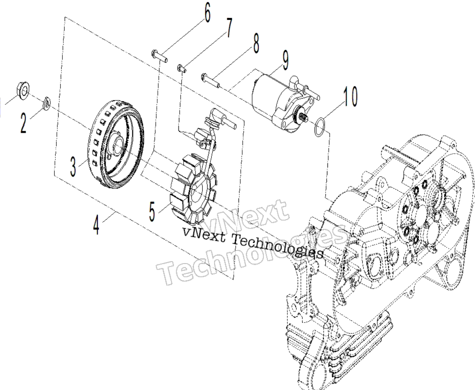 Двигатель - Generator-Start Motor