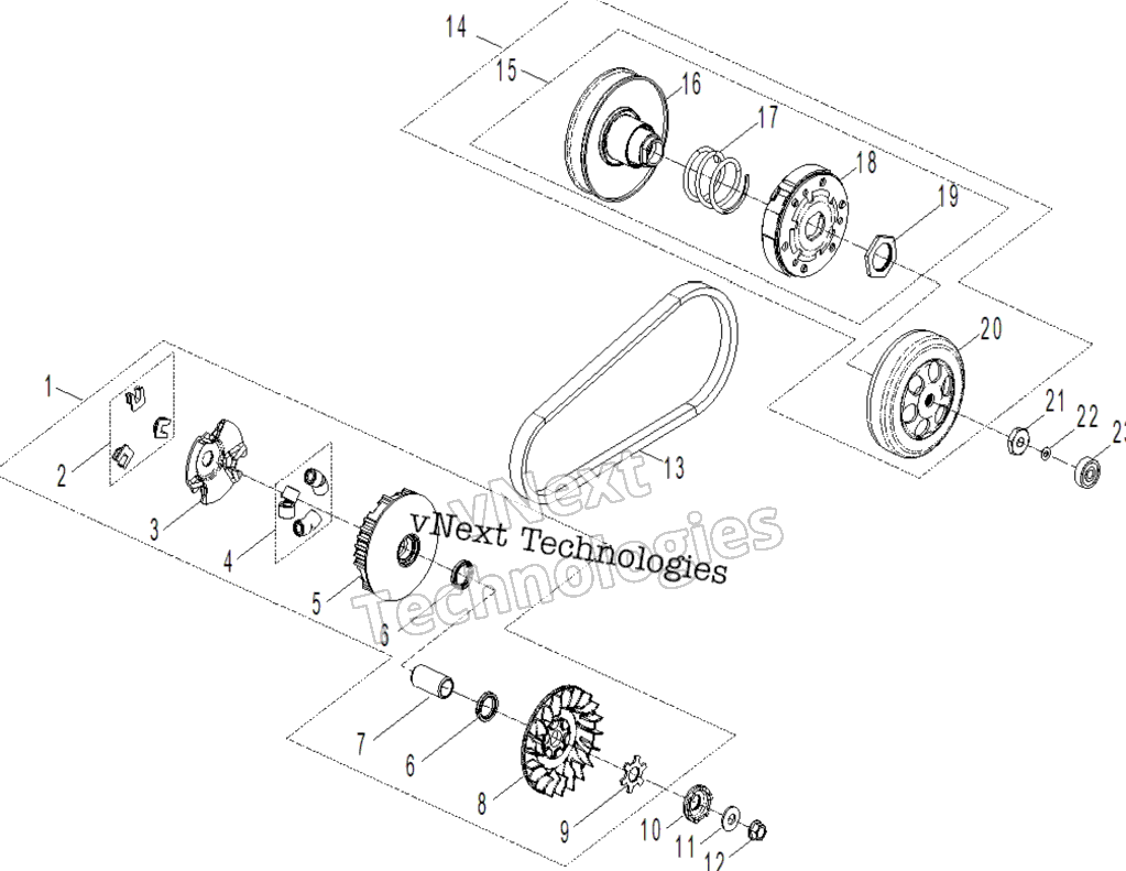 Привод - Drive Clutch 110