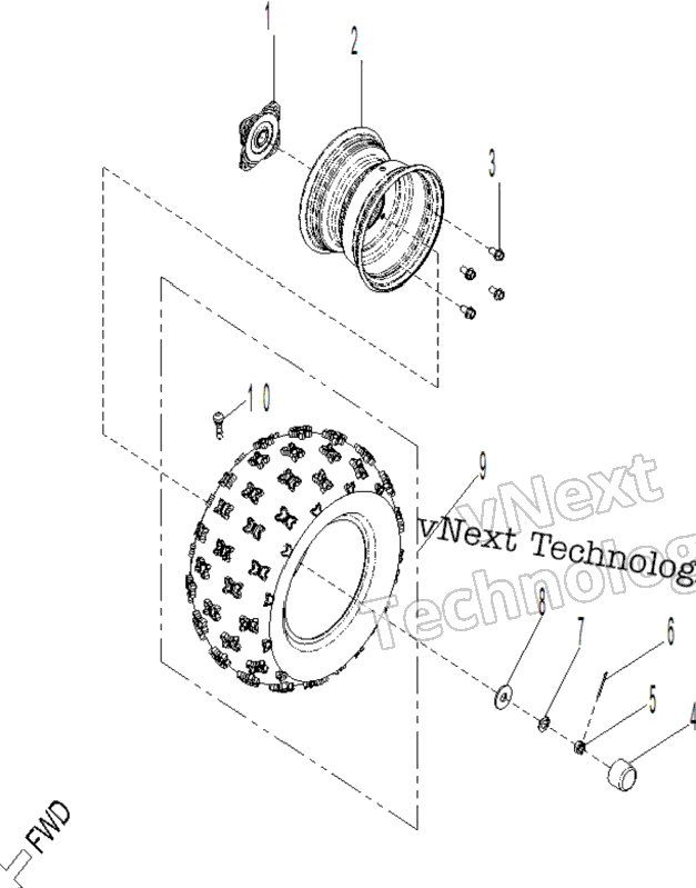 Привод - Rear Wheel 110