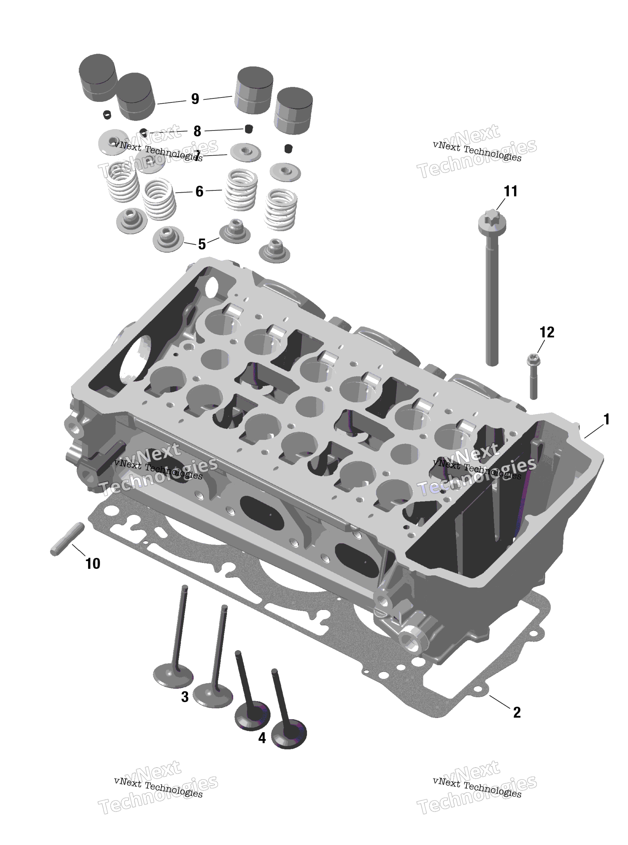 Rotax цилиндр головка