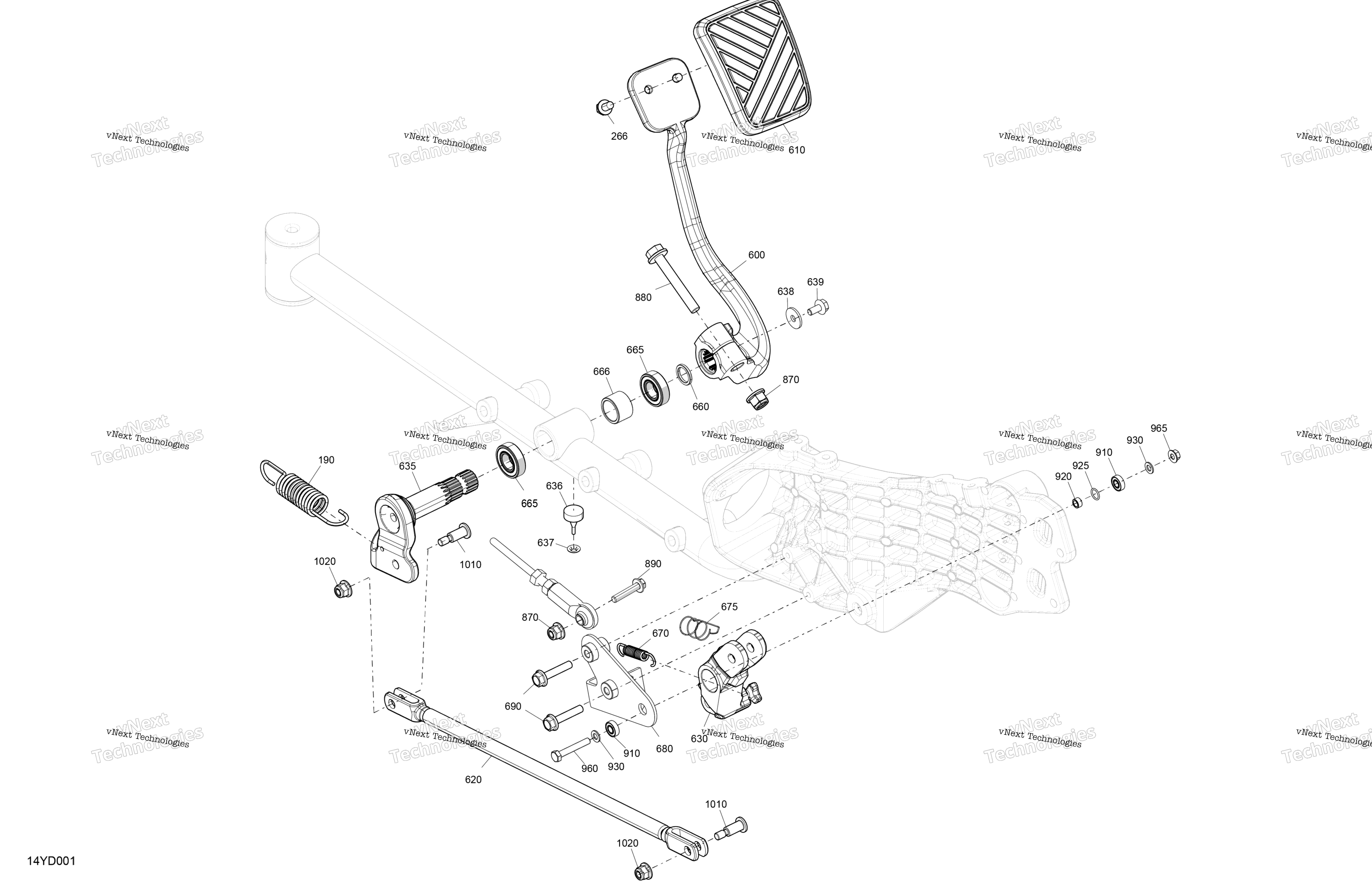 Mechanic тормоз Pedal