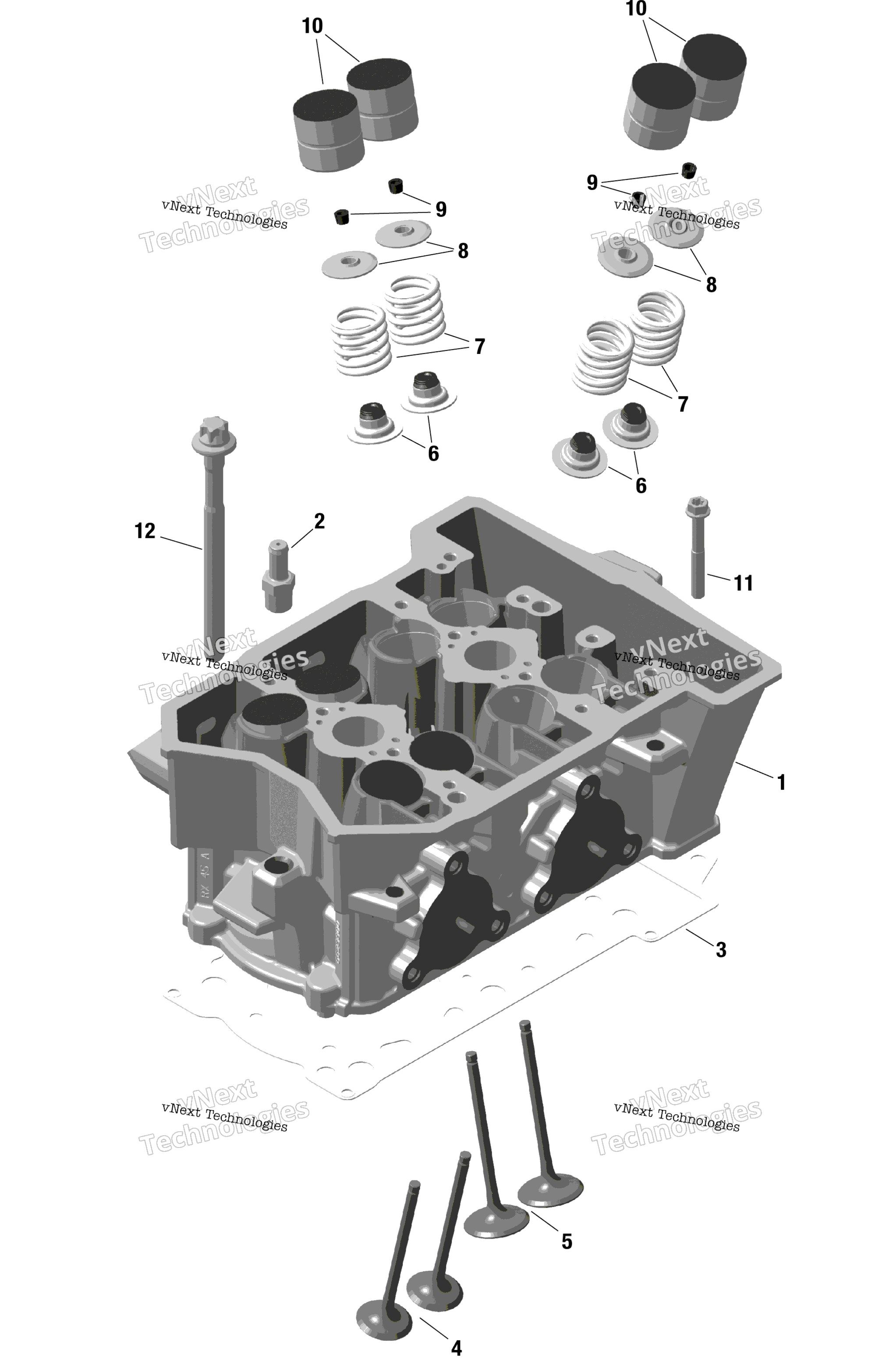 Rotax цилиндр головка