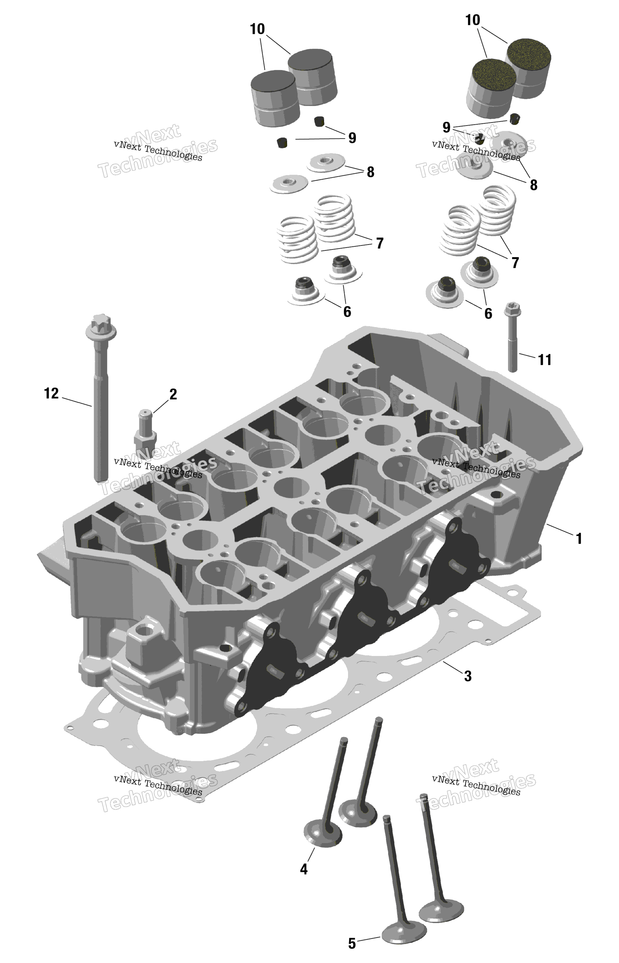 Rotax цилиндр головка