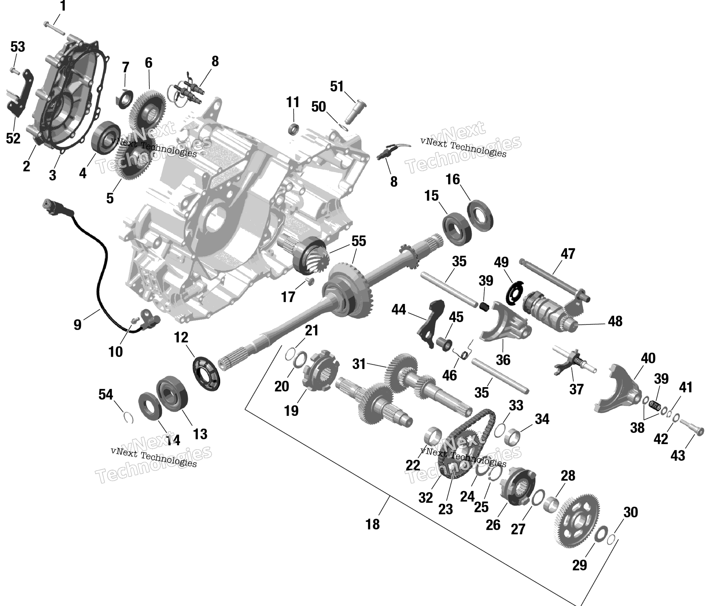 Rotax Gearbox