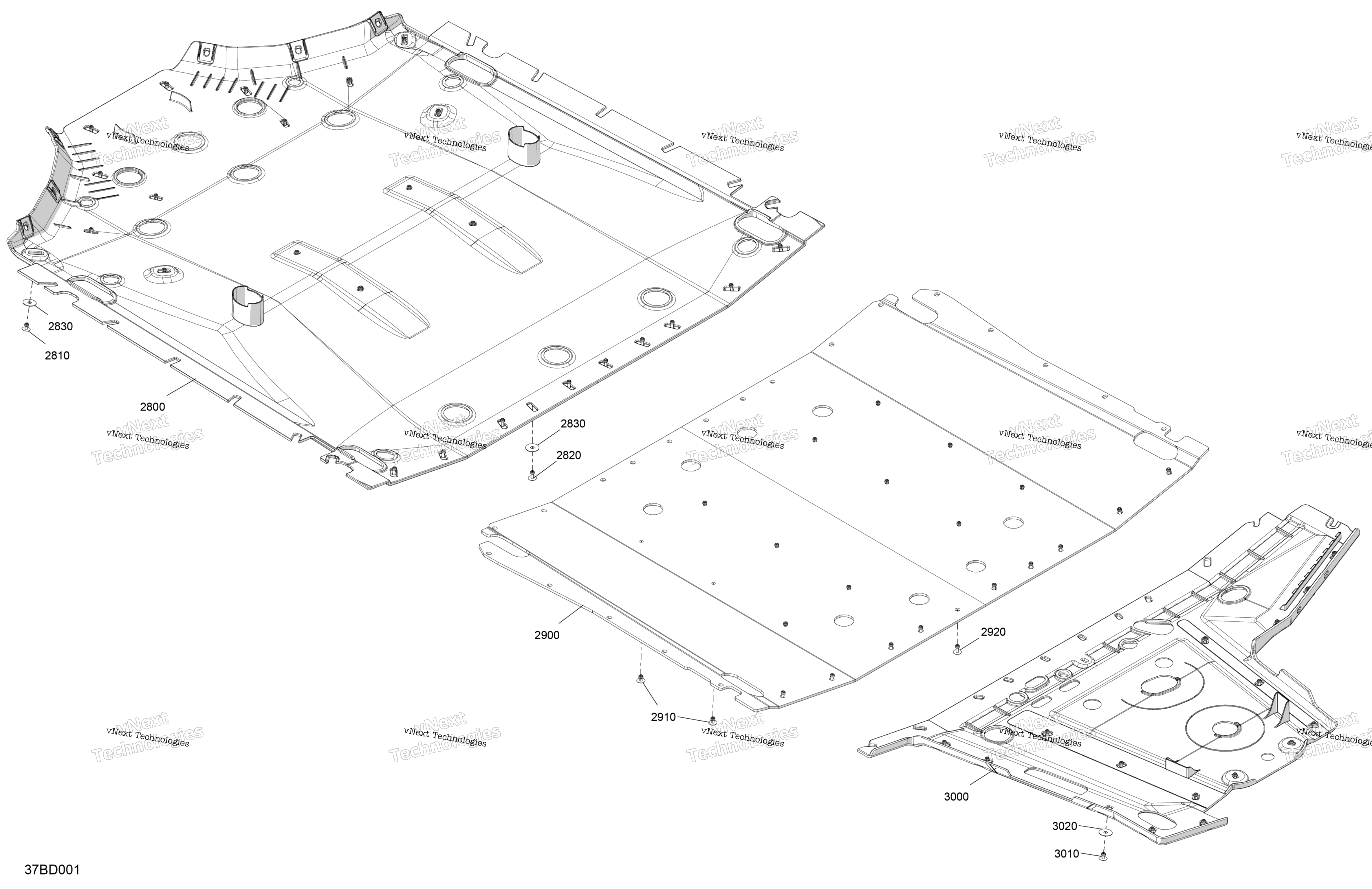 кузов Skid Plate