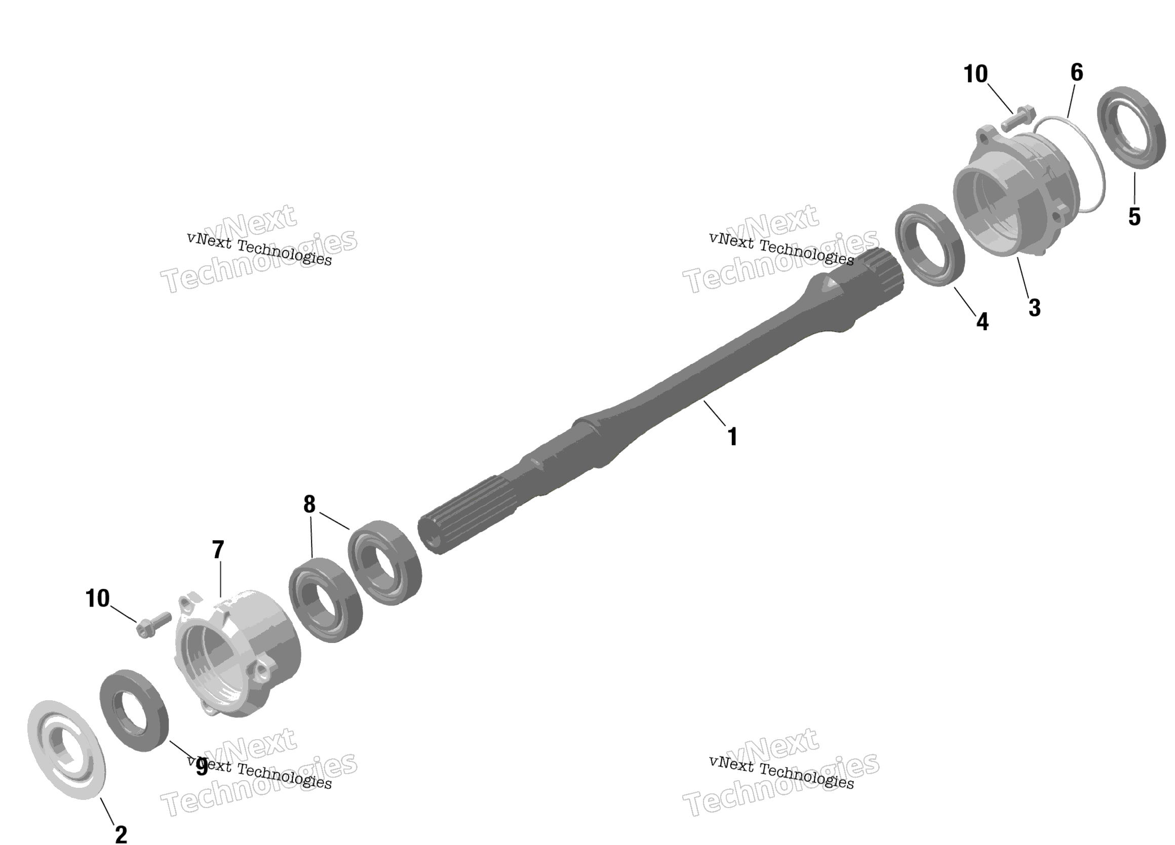 Rotax привод Shaft