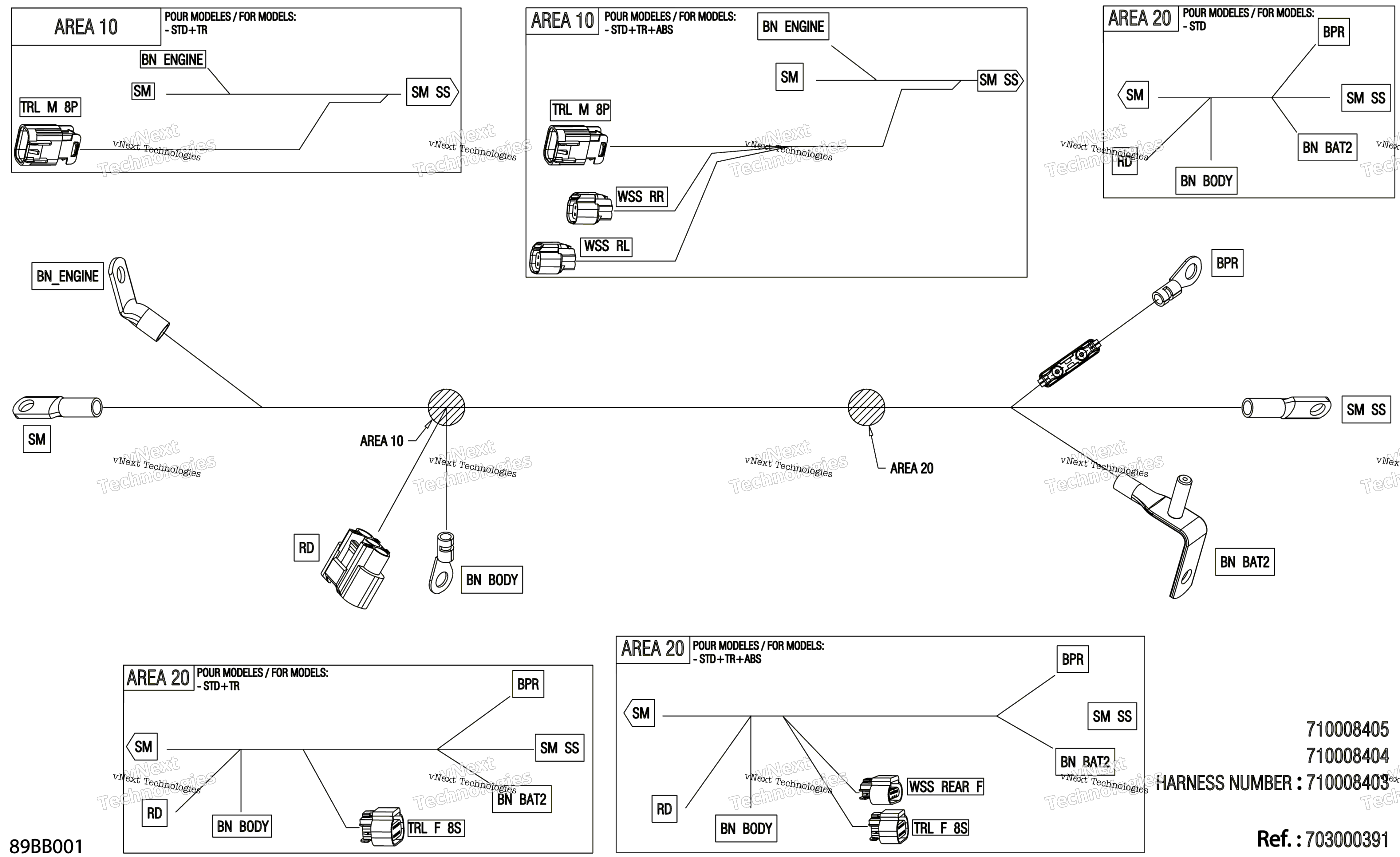 Электрооборудование - Wiring Voltage Regulator - 710008403