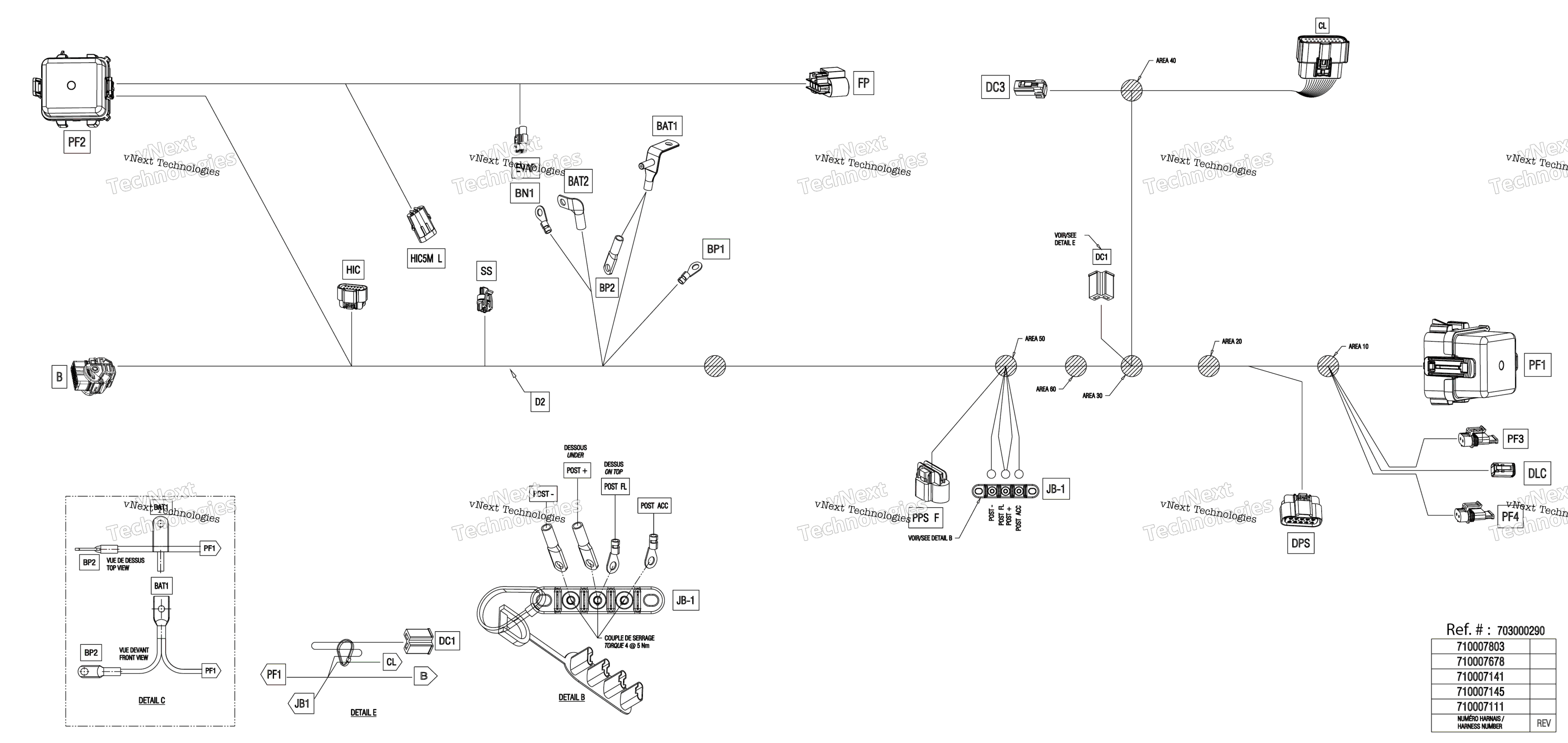 Электрооборудование - Main Harness - 710007803
