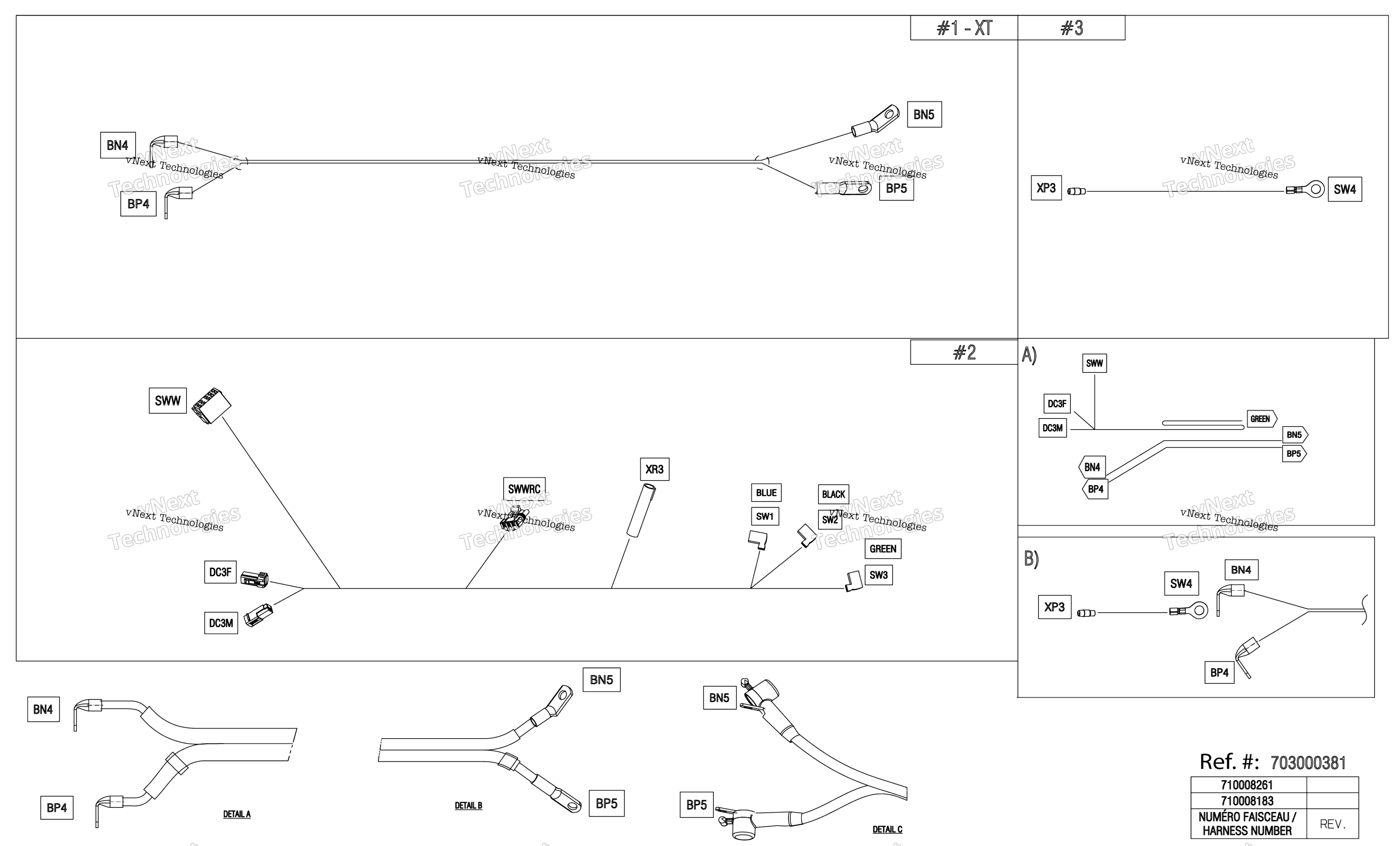 Электрооборудование - Winch Wiring Harness - 710008183