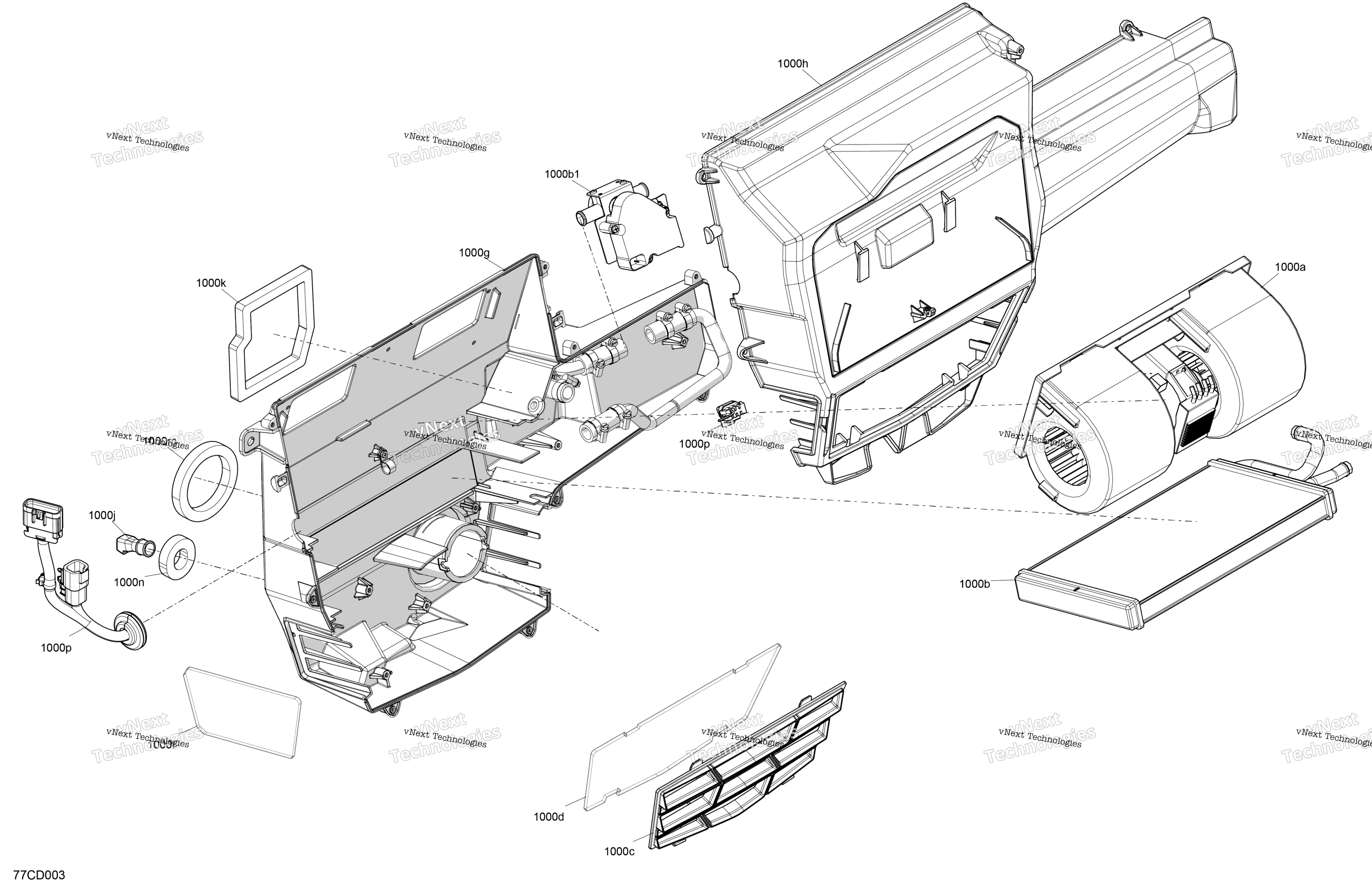 Enclosure Cab Воздушный Conditioning блок