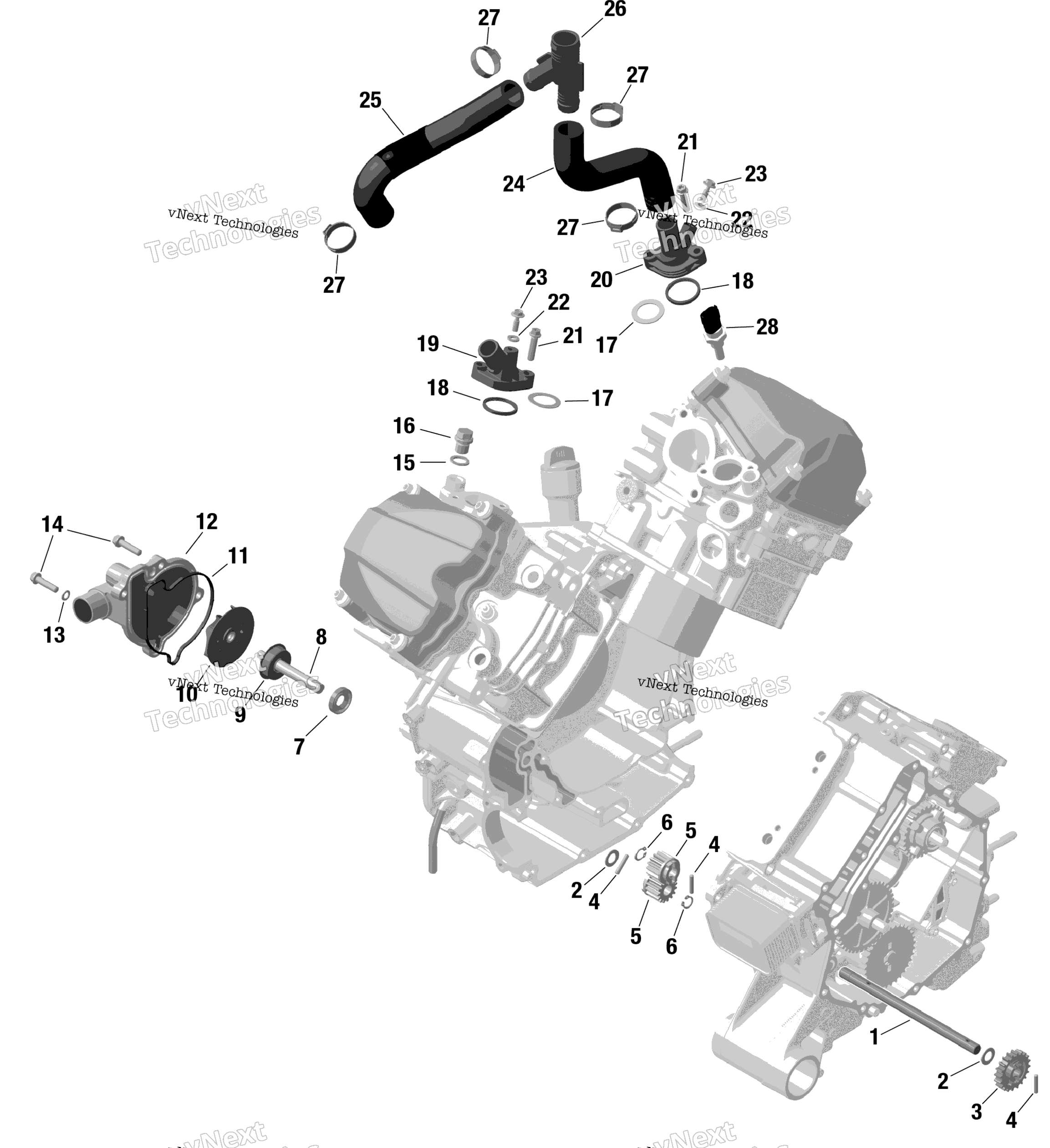 Rotax двигатель охлаждение