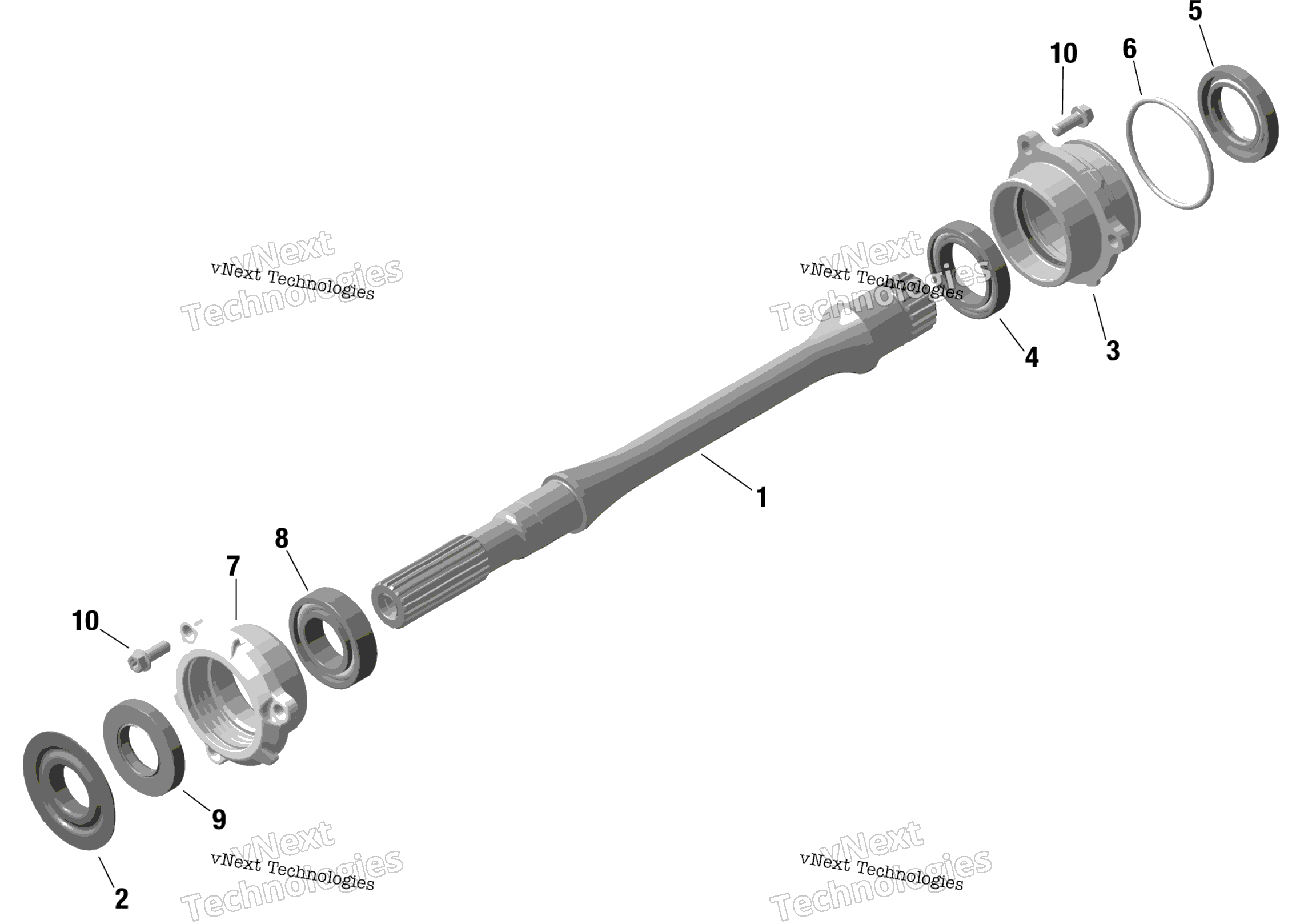 Rotax привод Shaft
