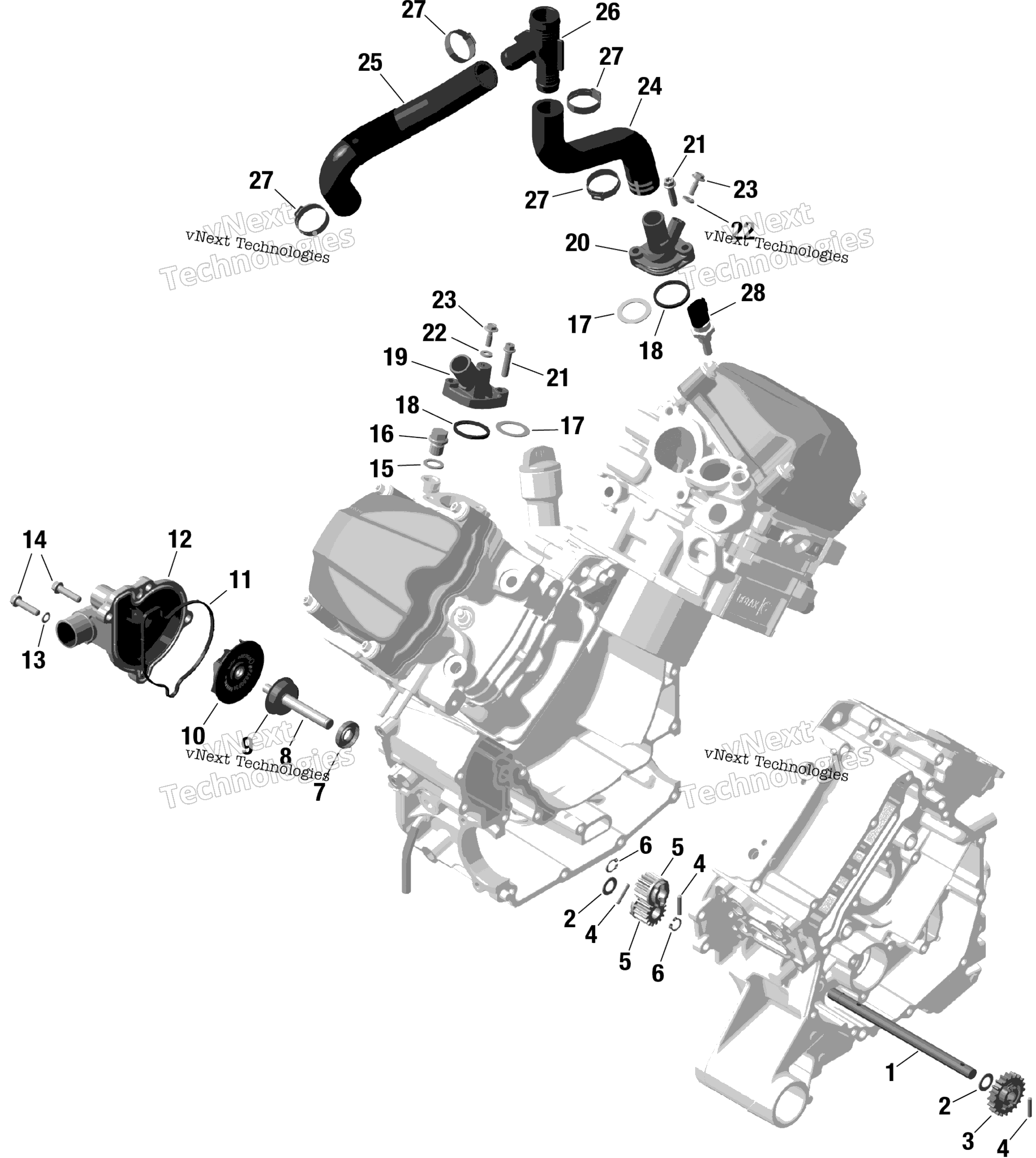 Rotax двигатель охлаждение