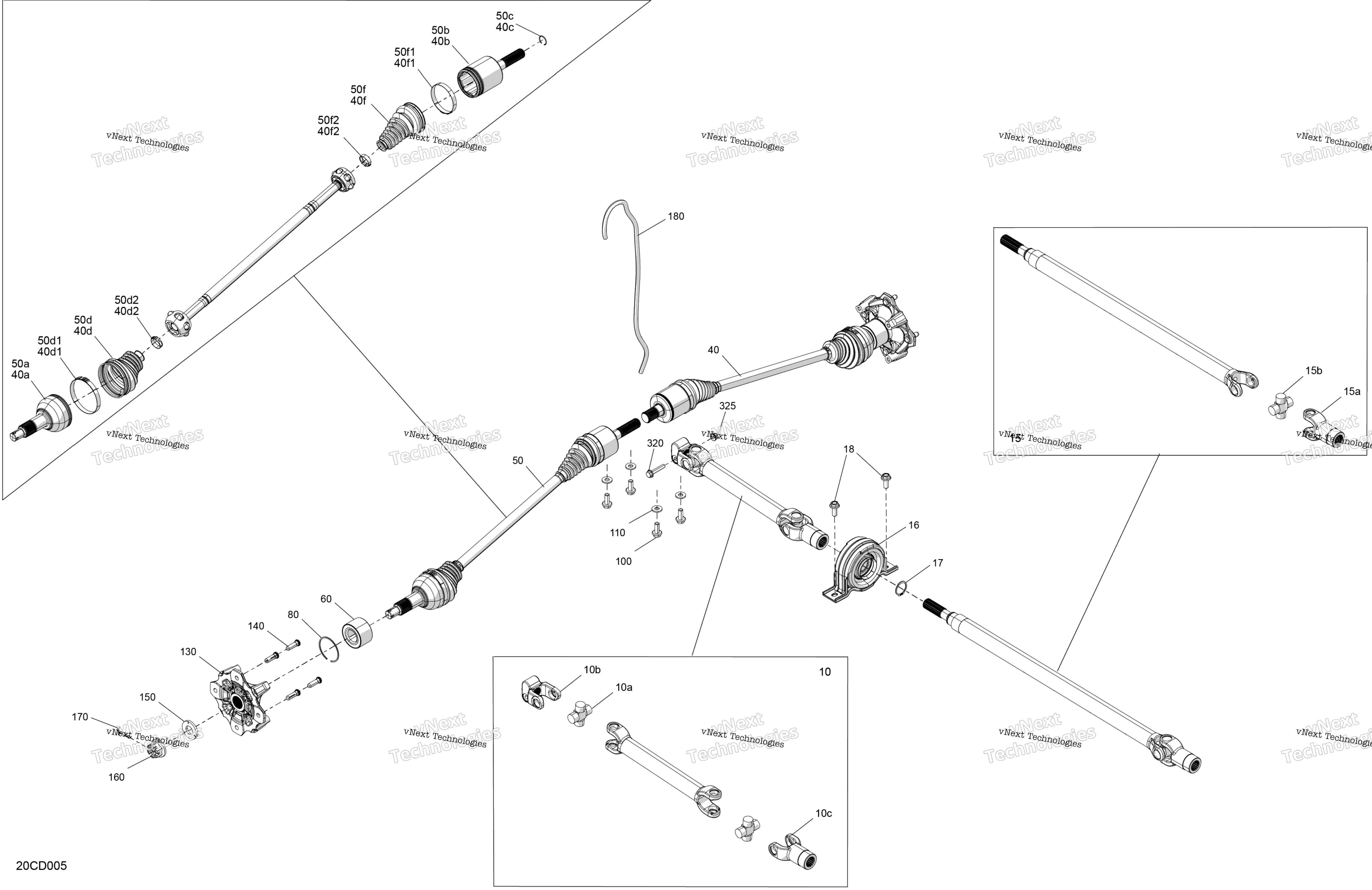 Привод - Front - Common Parts