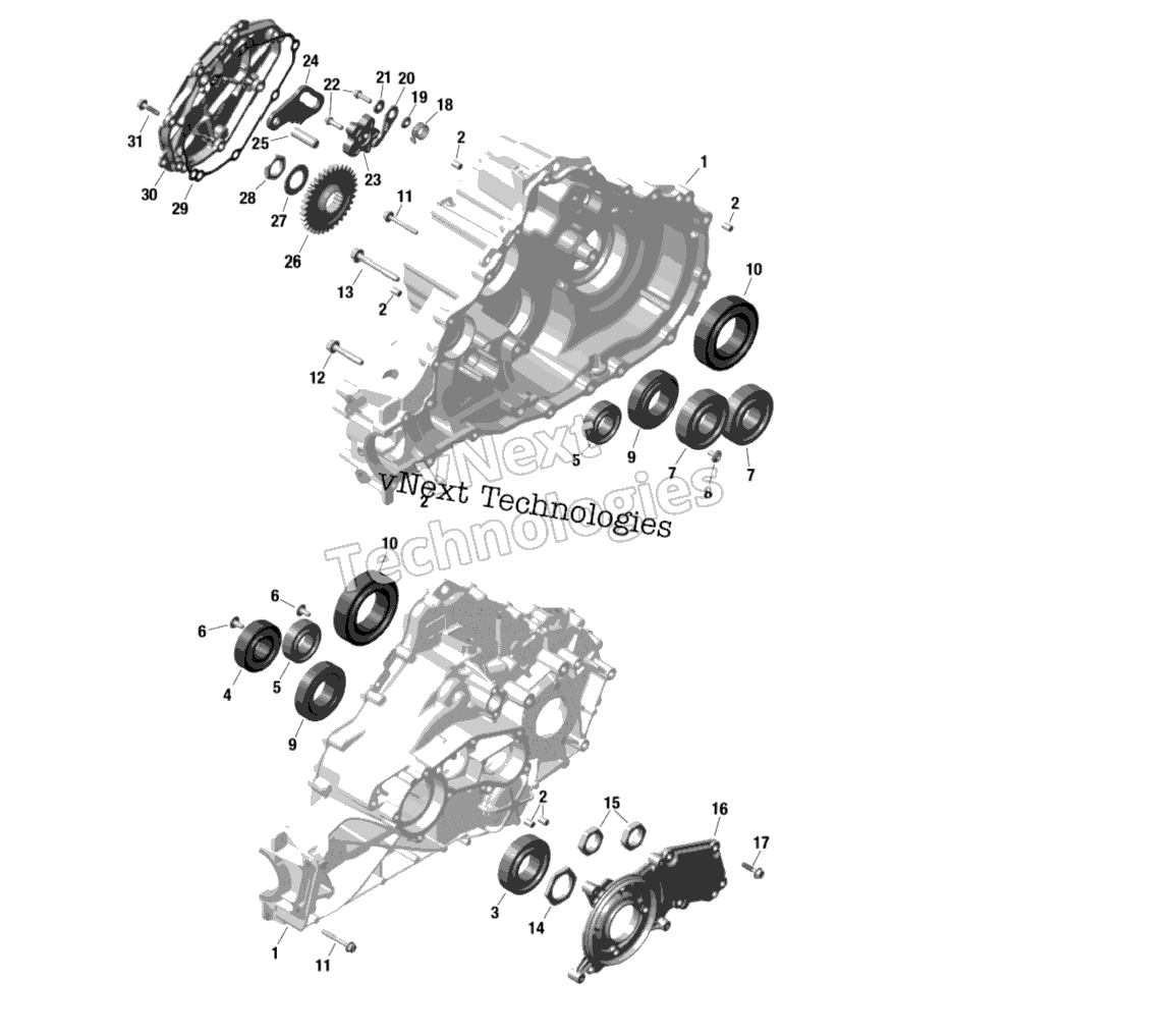 Rotax передача Box 1 686 868 Tremec