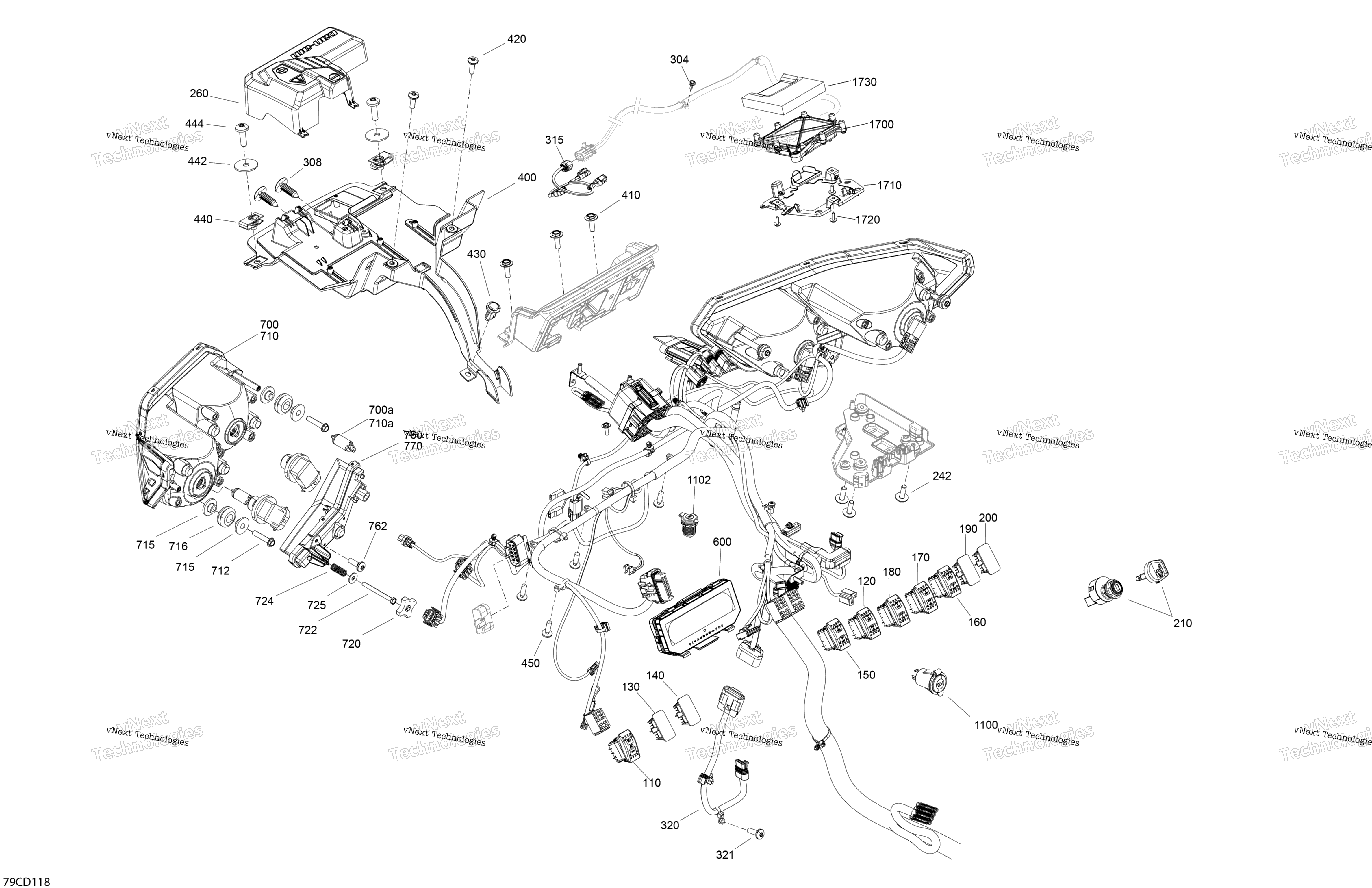 Электрооборудование - Front Section