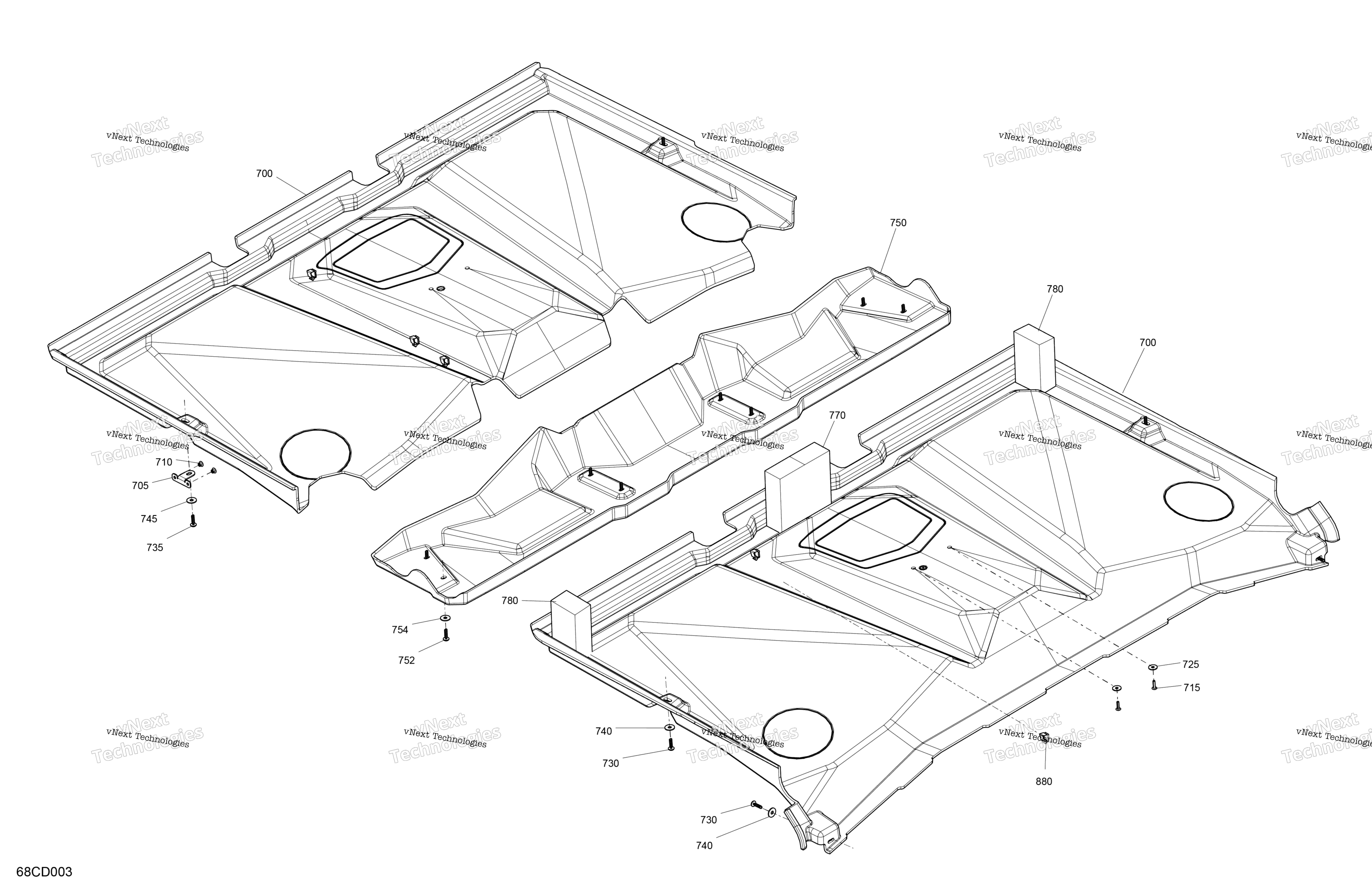 Enclosure Cab Roof