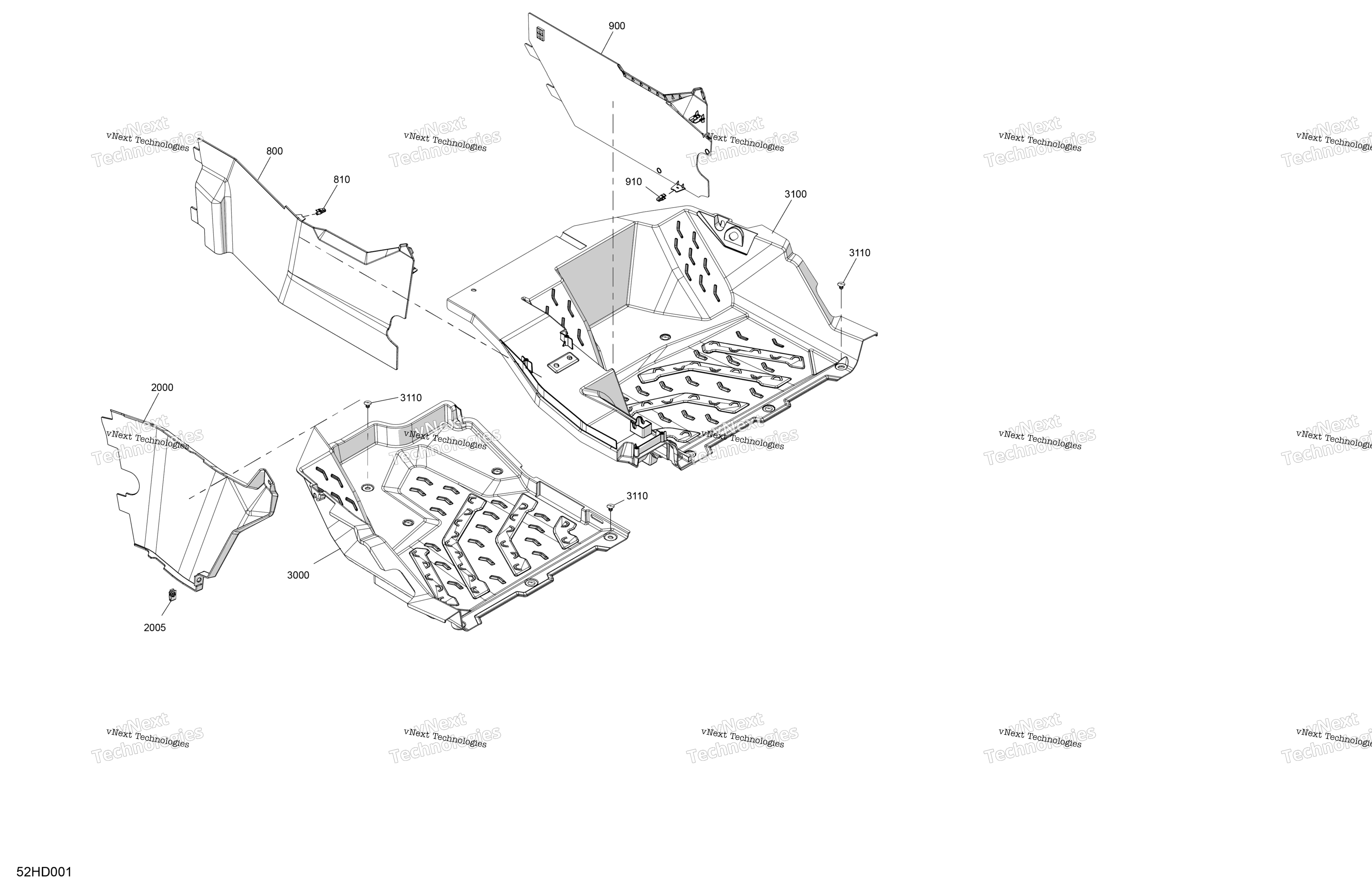 Cab Interior Floor