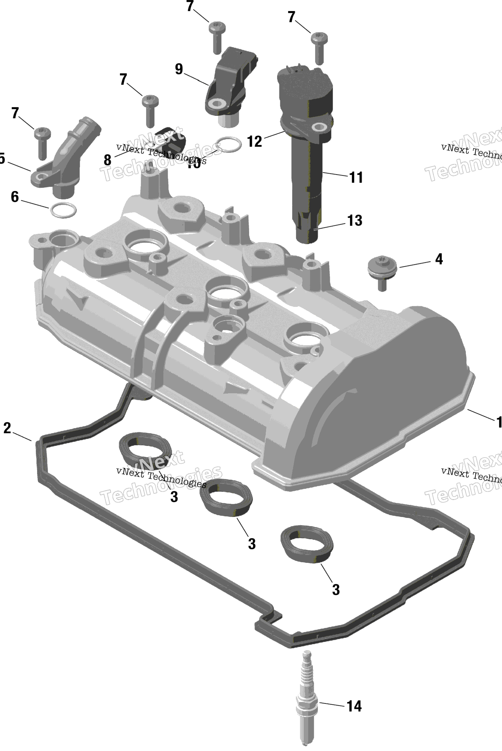 Rotax клапан крышка