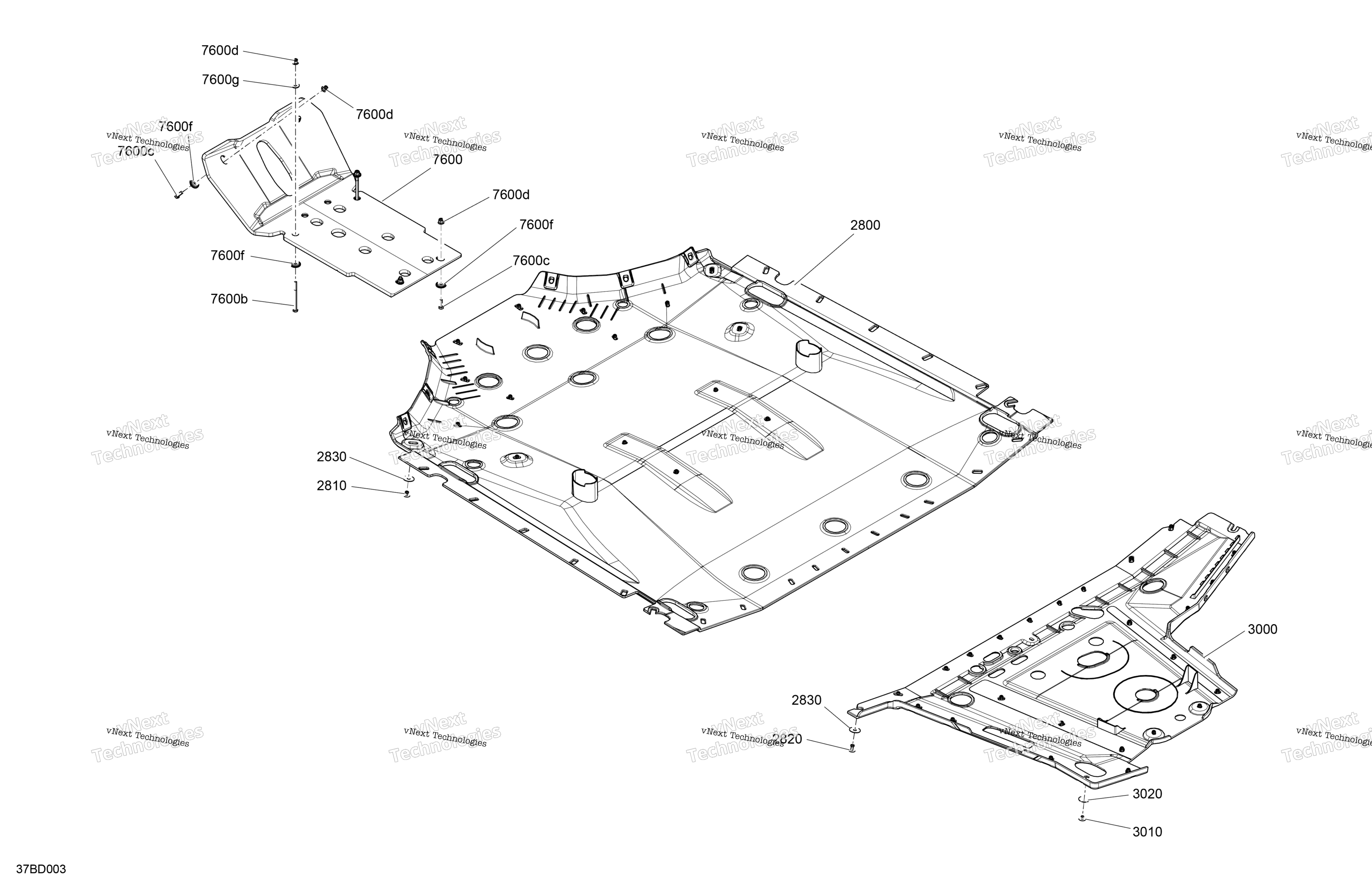 кузов Skid Plate